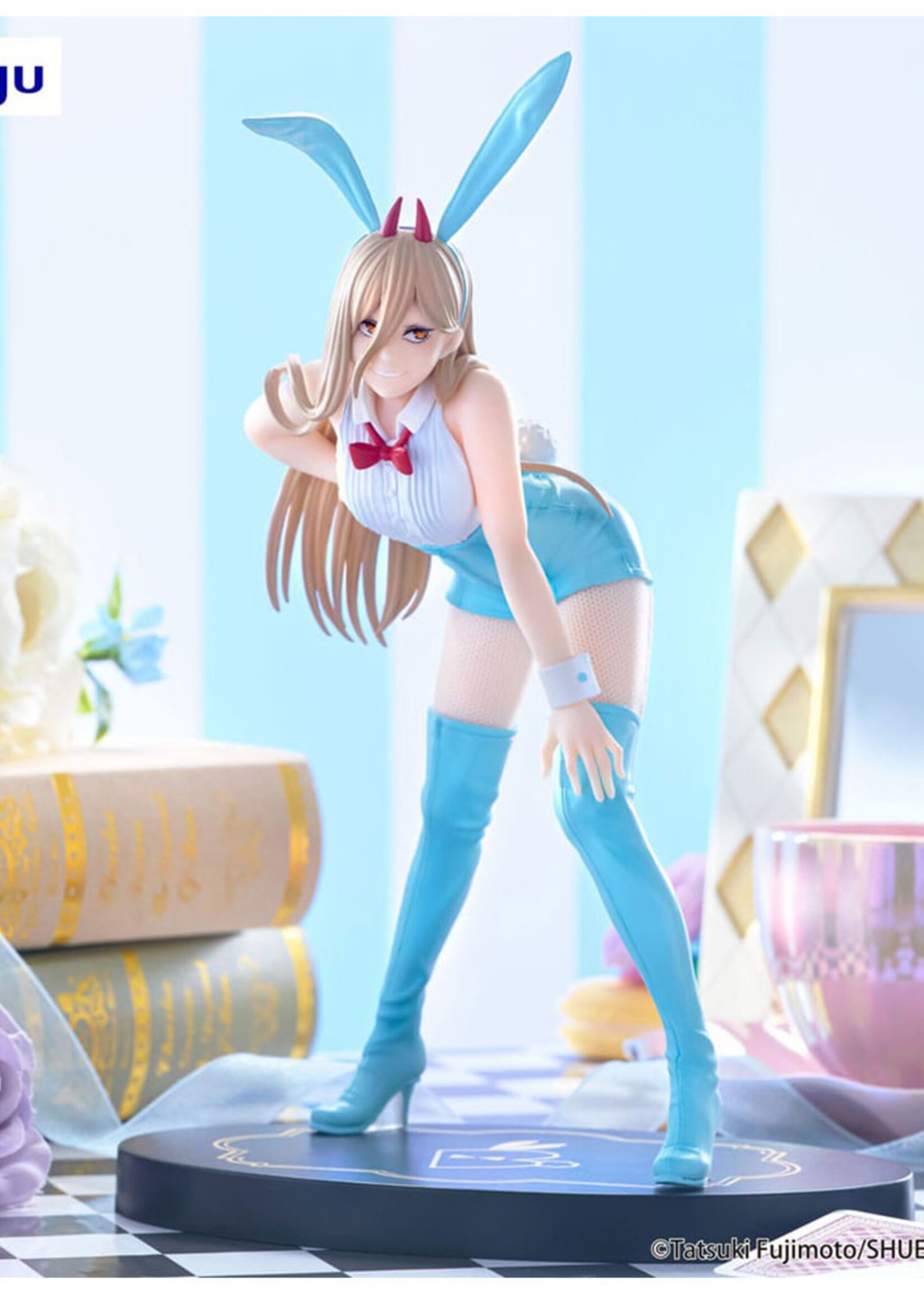 Chainsaw Man BiCute Bunnies Power Light Blue Statue 25cm