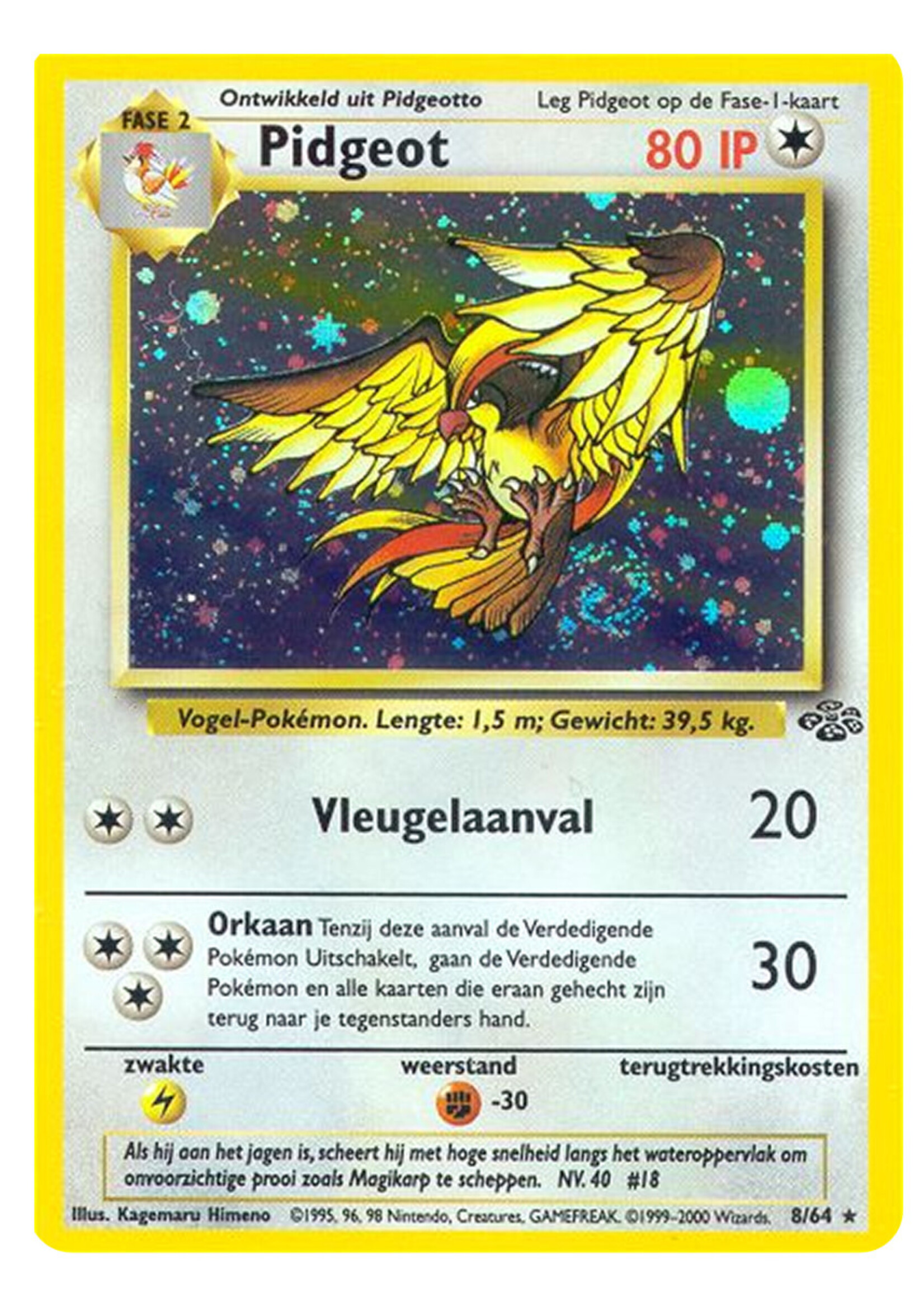 Pidgeot 8 (JU) Nederlands: excellent