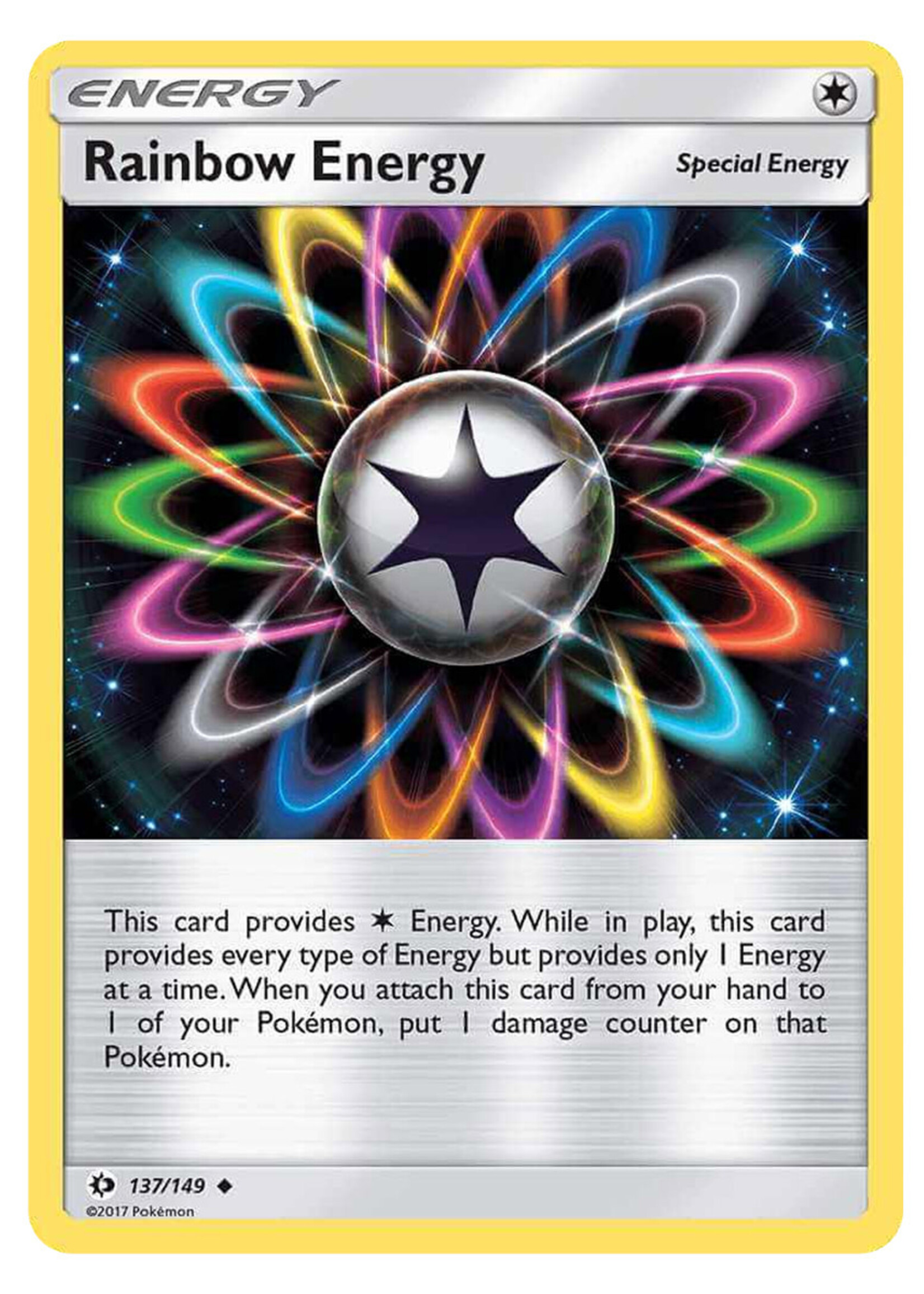 Rainbow Energy 137 (SUM) Reverse Holo: excellent