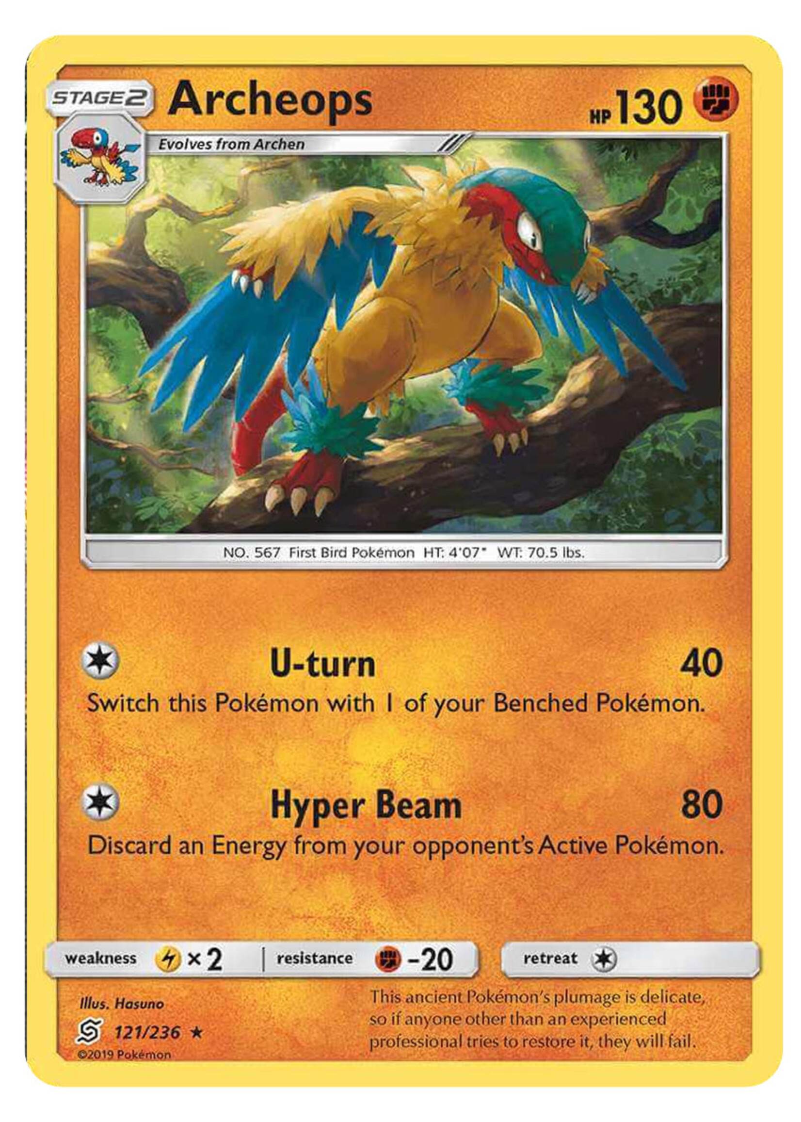 Archeops 121 UNM) Reverse Holo: excellent