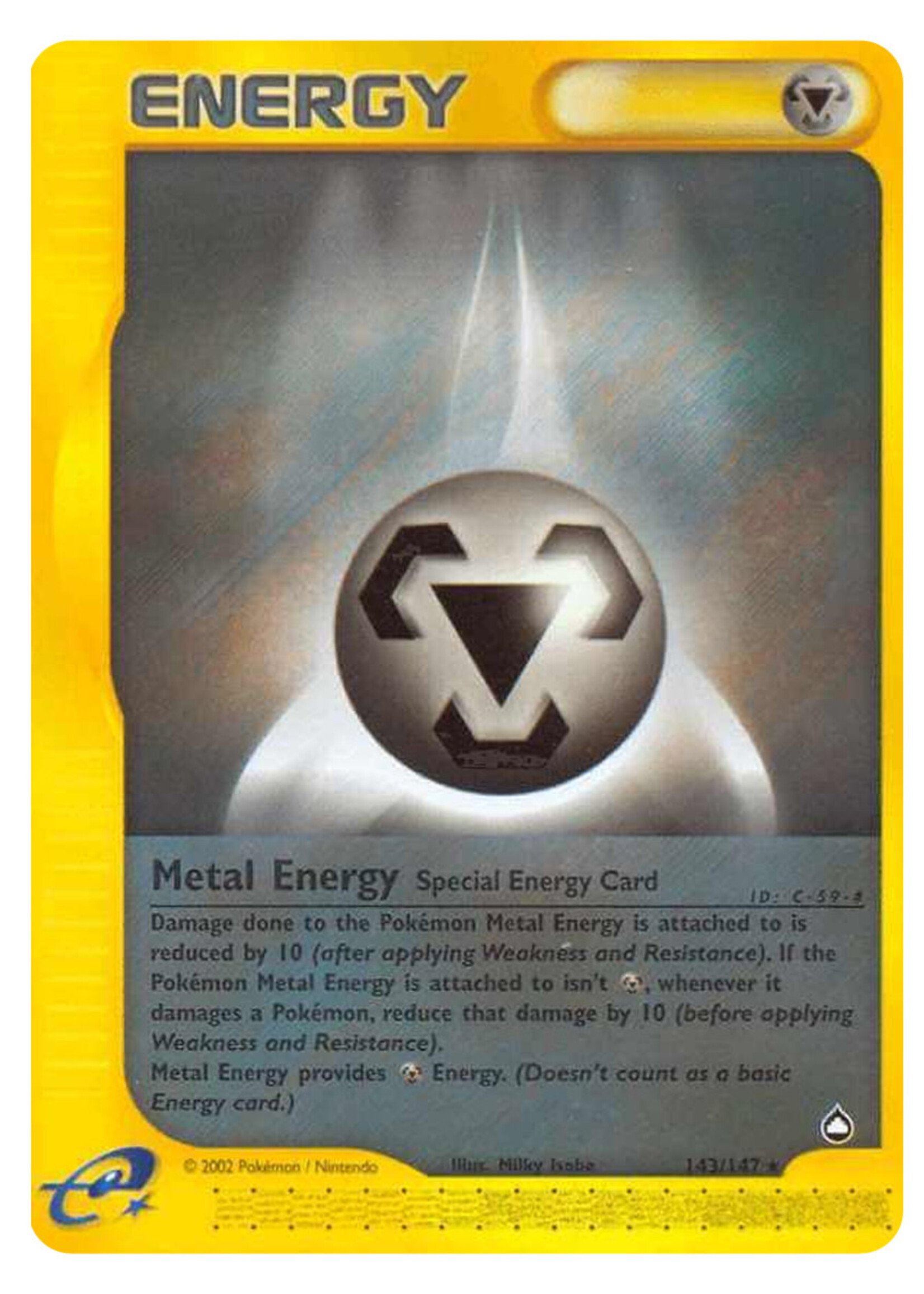 Metal Energy 143 (AQ) Reverse Holo: light played