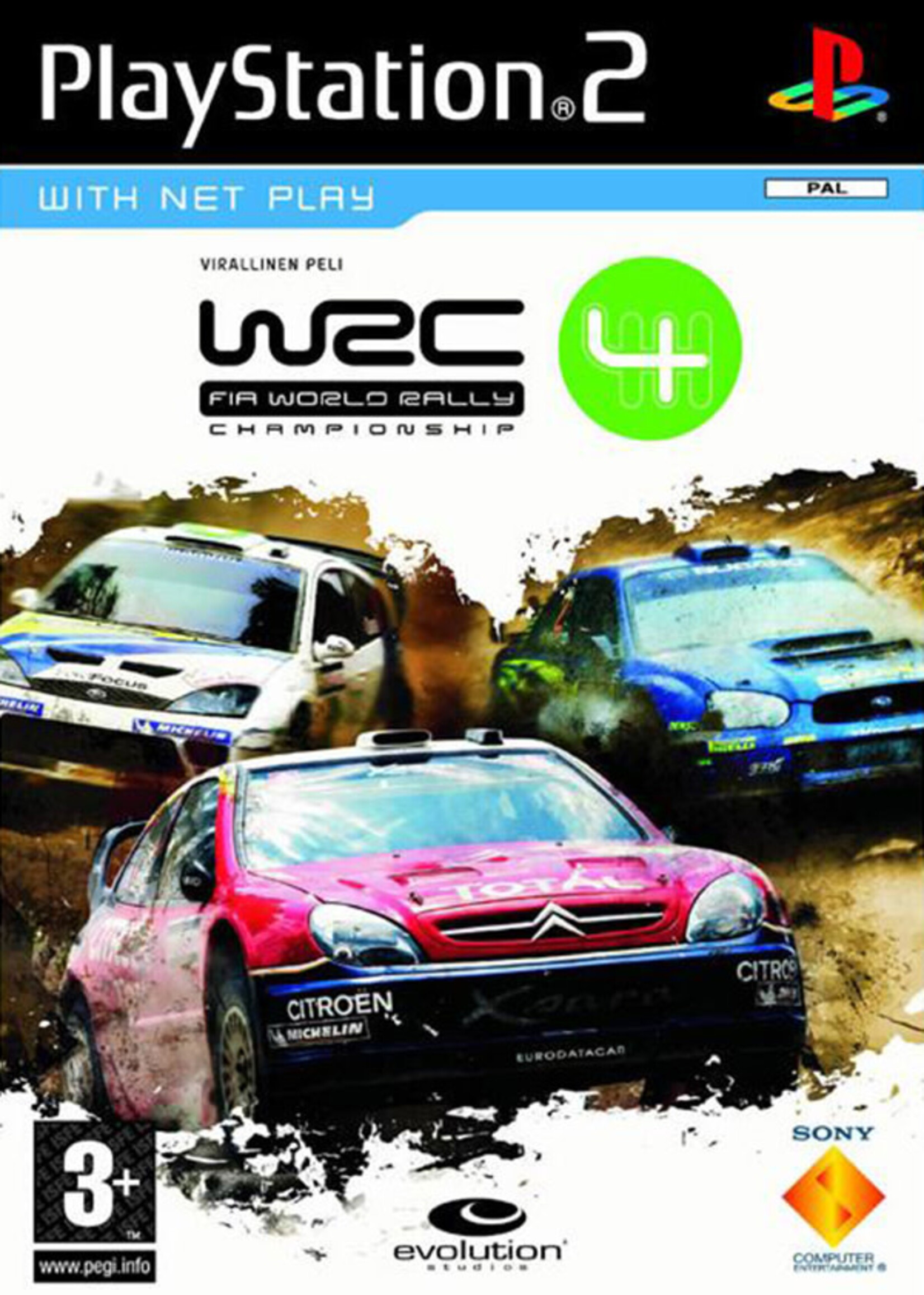 WRC FIA World Rally Championship 4 PS2