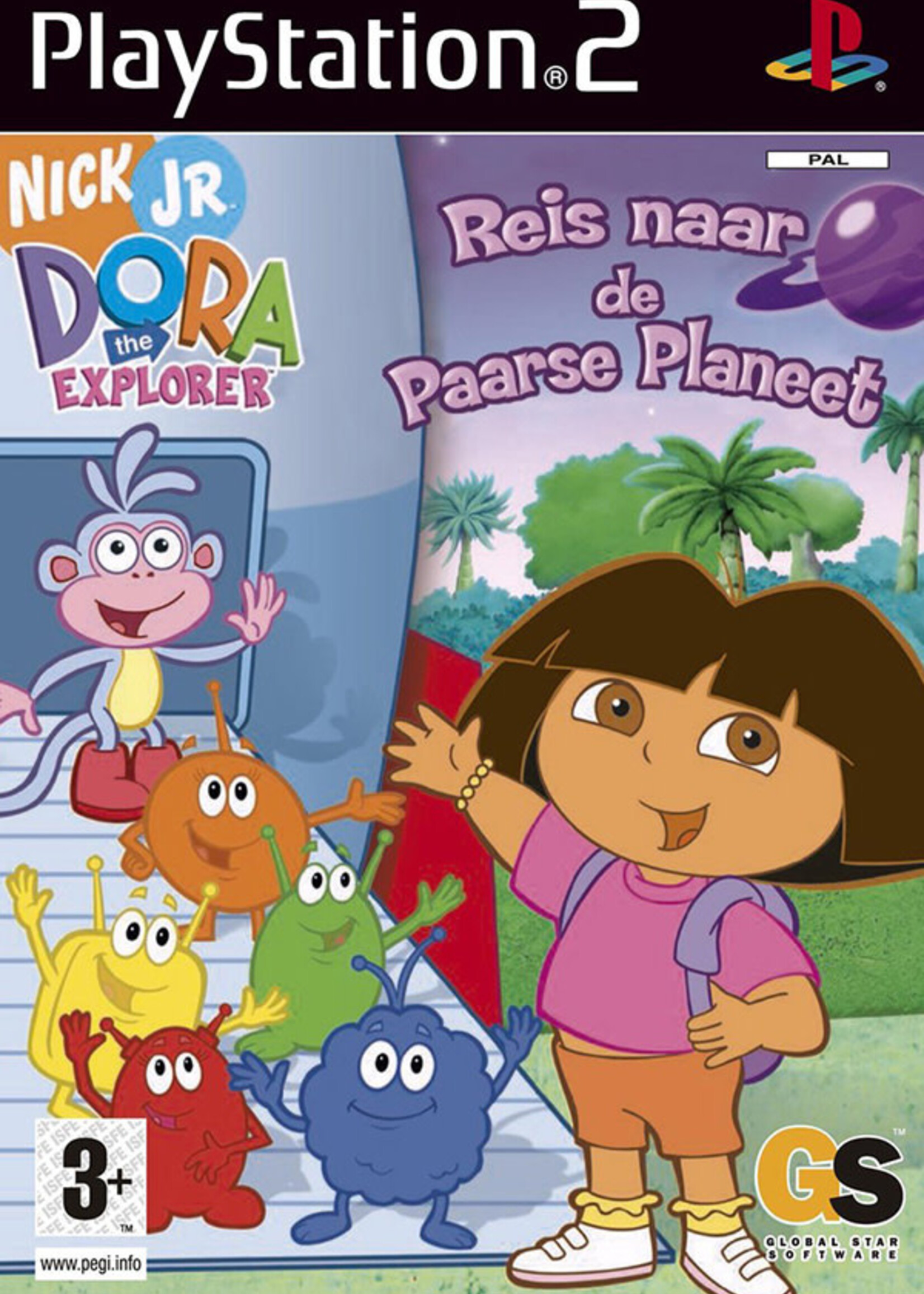 Dora The Explorer Reis naar de Paarse Planeet PS2