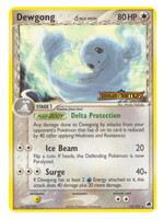 Dewgong Delta Species 15 (DF) Stamped: light played