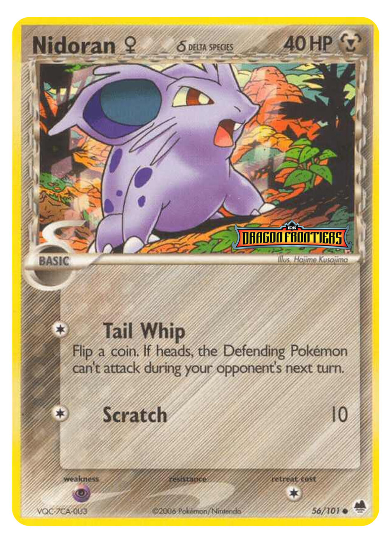 Nidoran Delta Species 56 (DF): Stamped: excellent