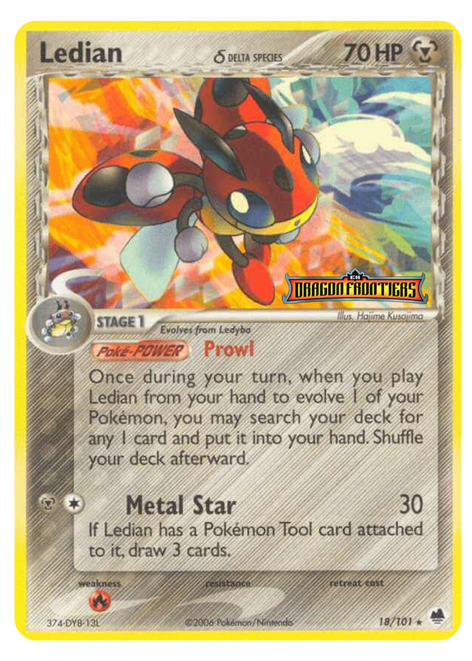 Ledian Delta Species 18 (DF) Stamped: light played