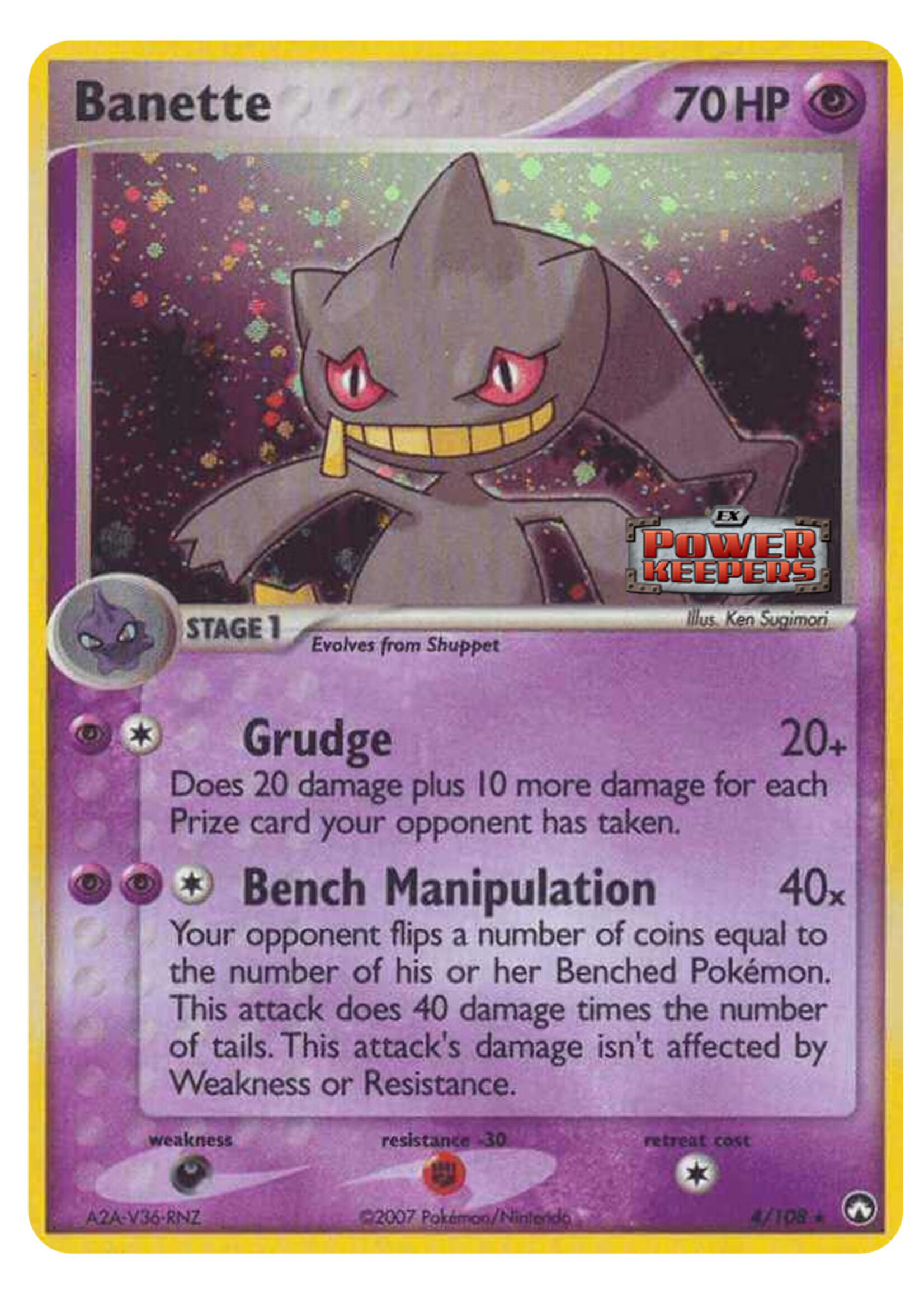 Banette 4 (PK) Stamped: light played