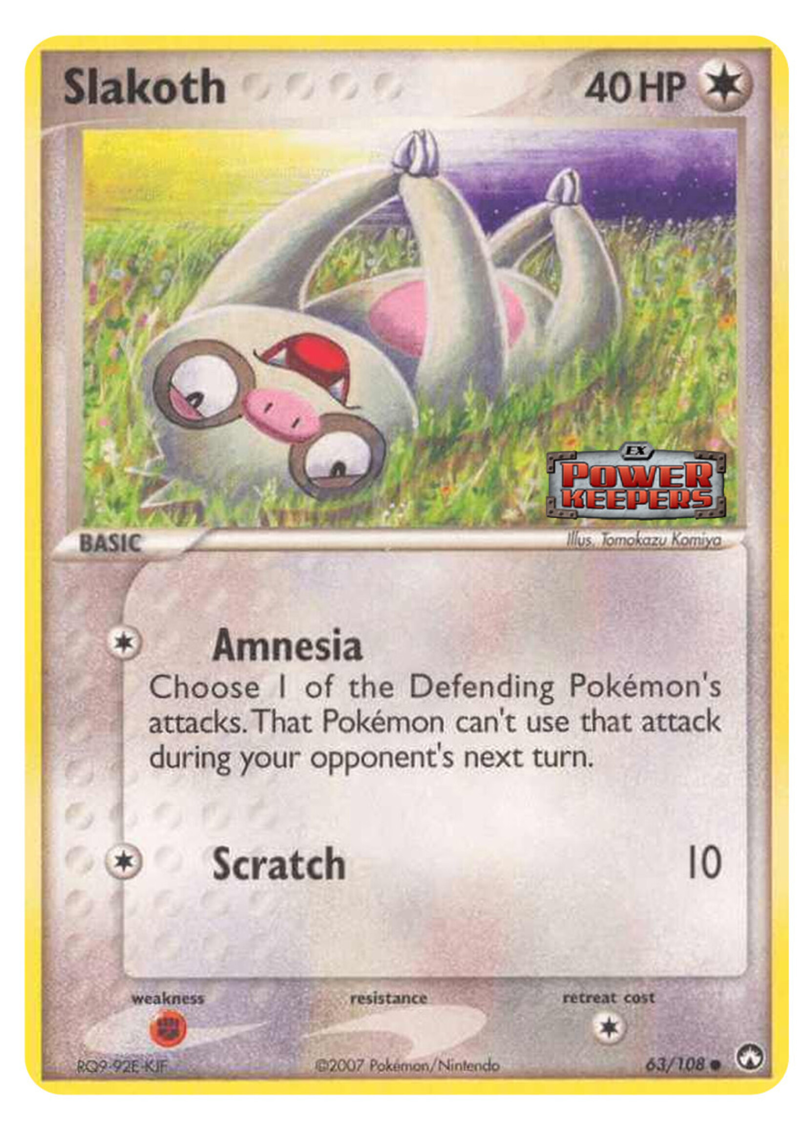 Slakoth 63 (PK) Stamped: played