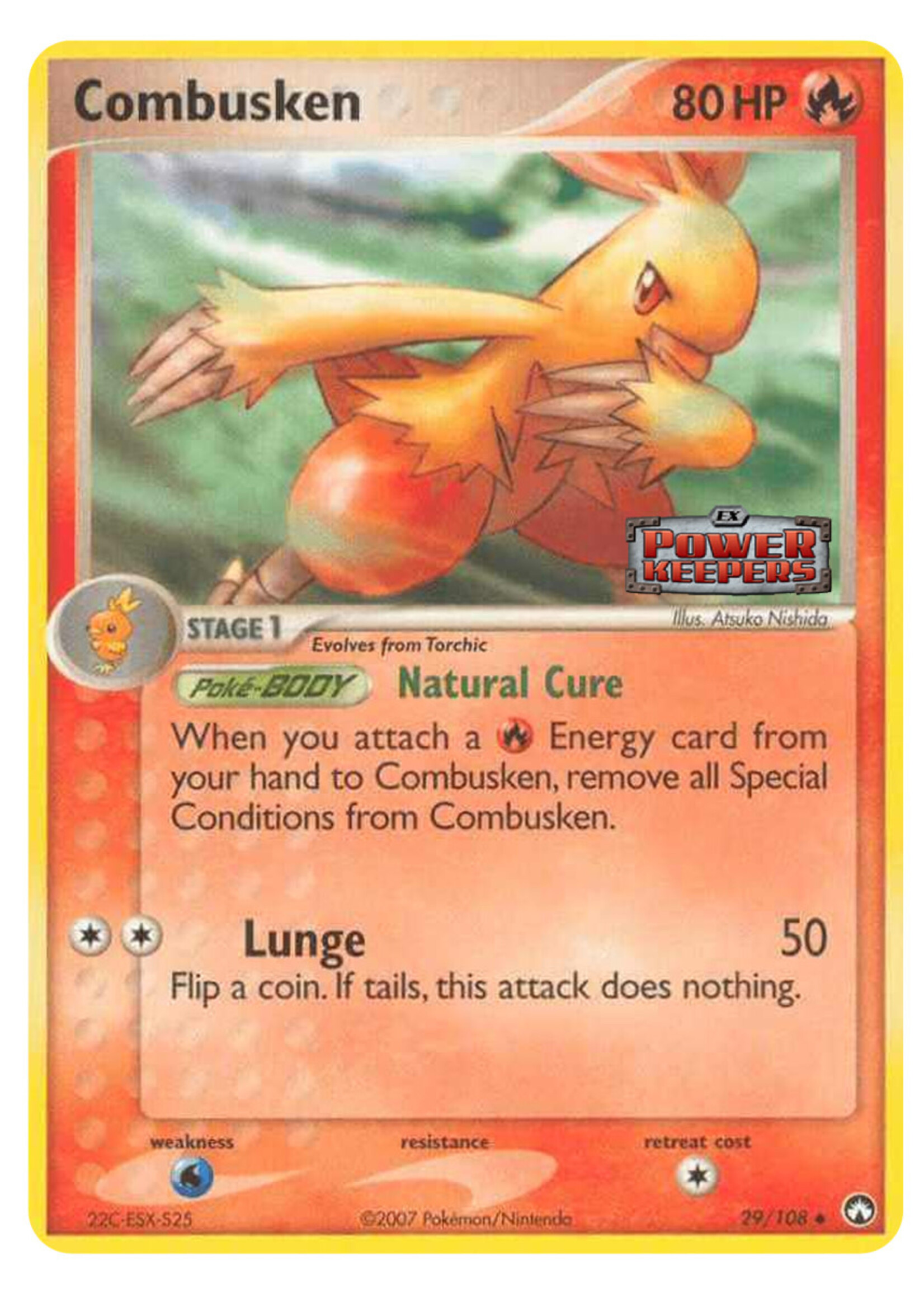 Combusken 29 (PK) Stamped: excellent