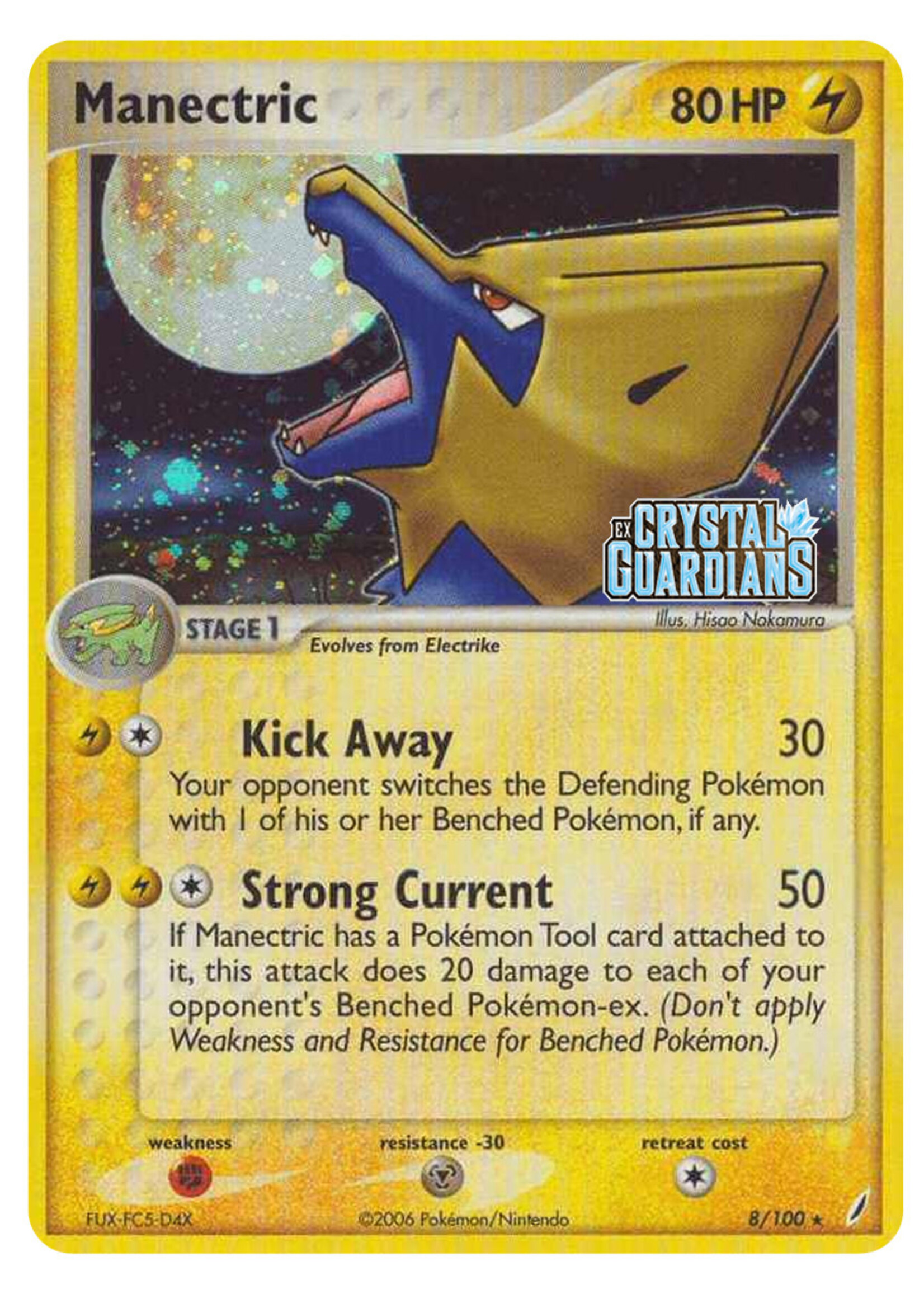 Manectric 8 (CG) Stamped: excellent