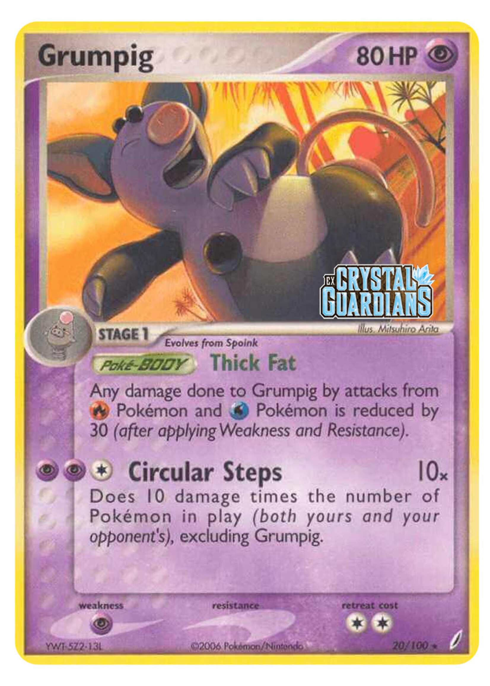 Grumpig 20 (CG) Stamped: excellent