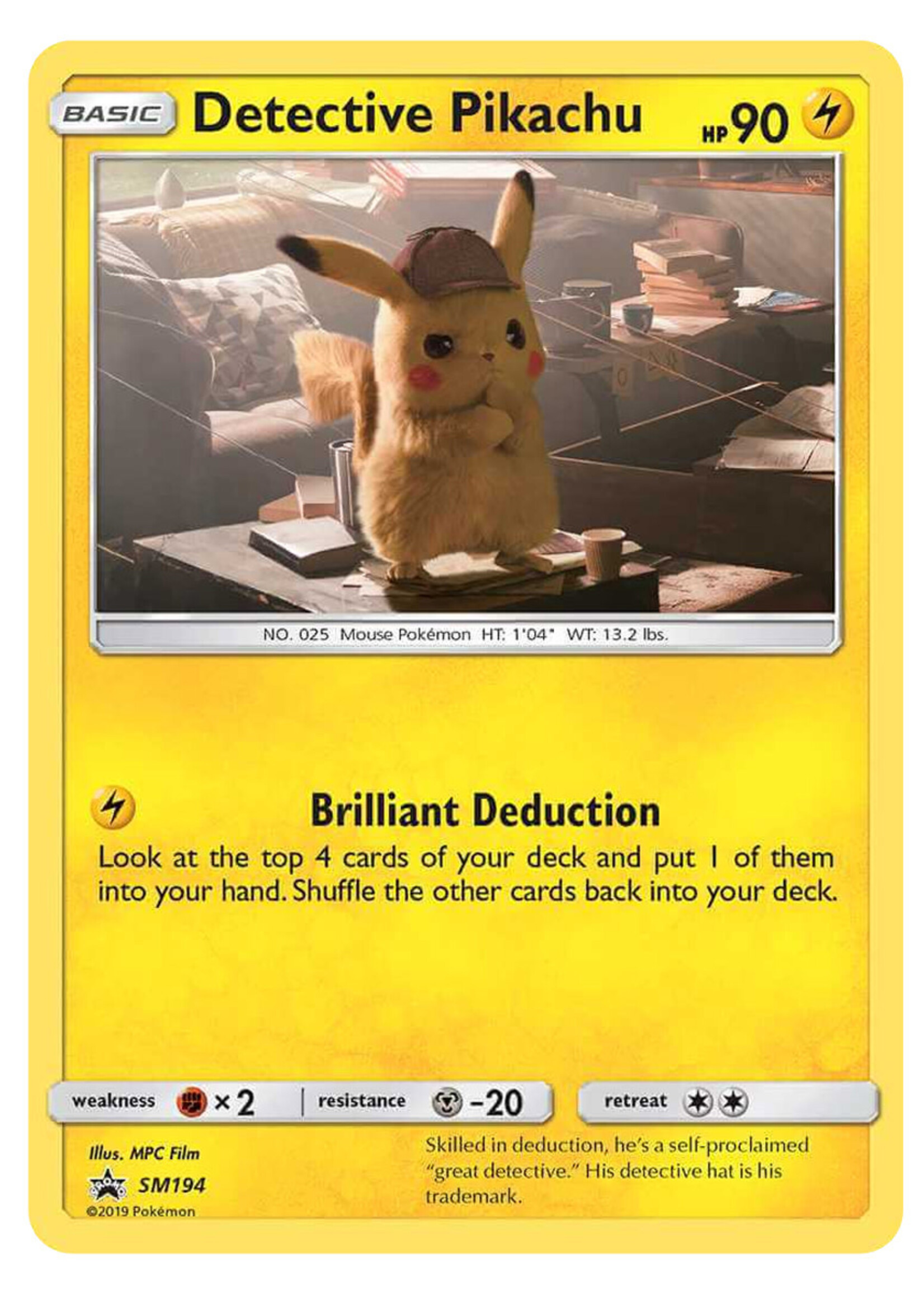 Detective Pikachu 194 (SM): good