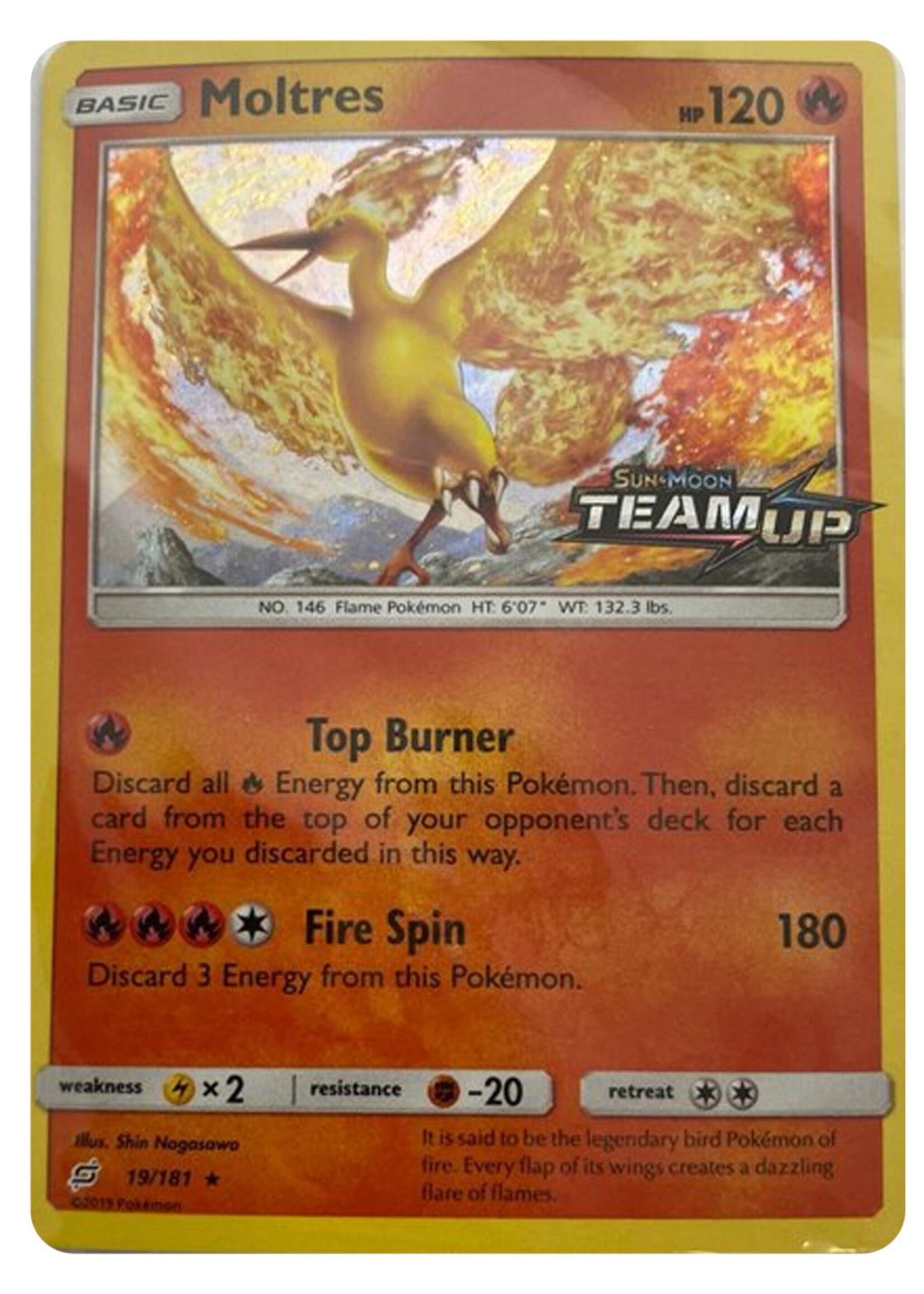 Moltres 19 (TEU) Stamped + OVP Sealed