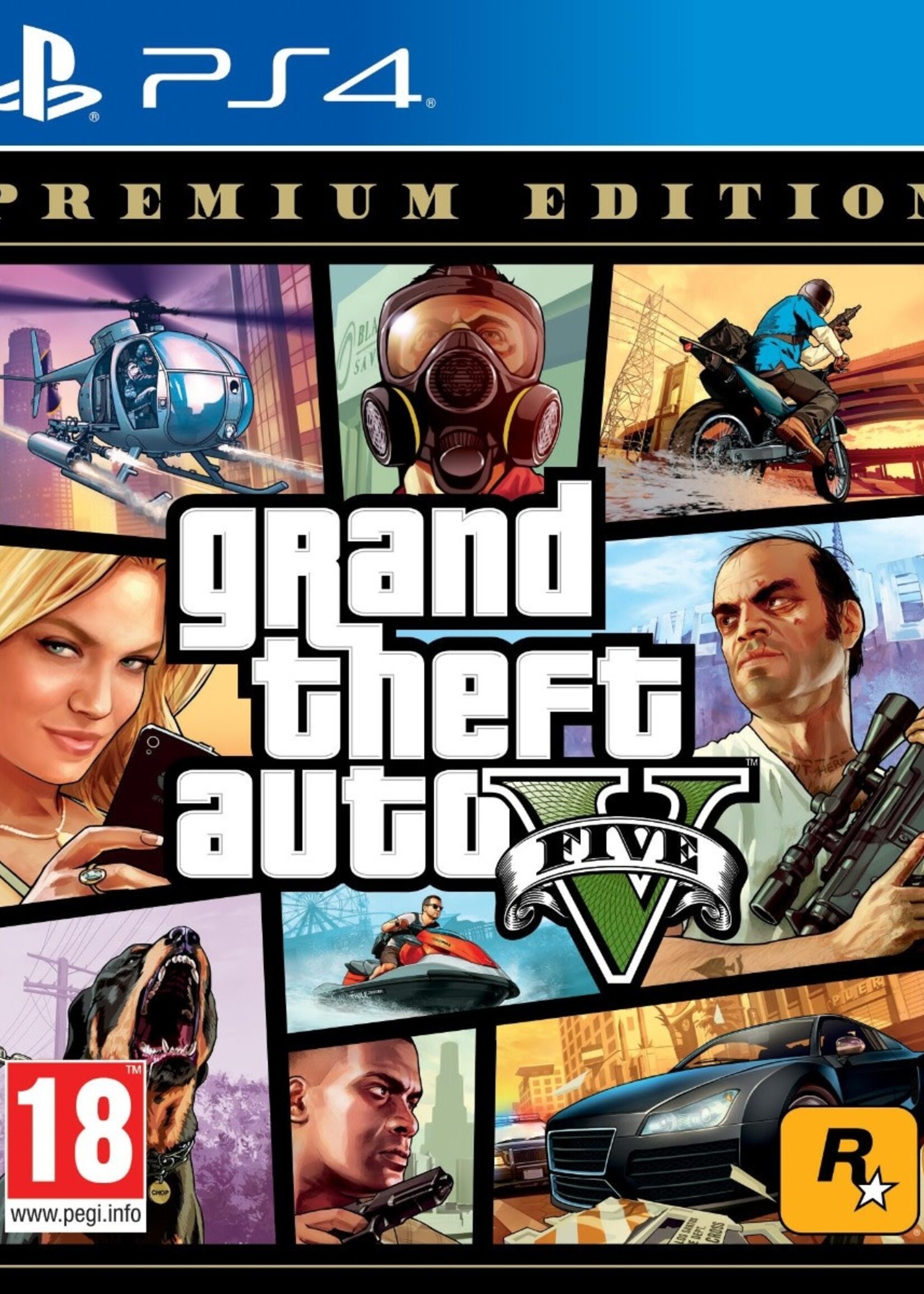 GTA V Premium Edition PS4       (Grand Theft Auto 5)