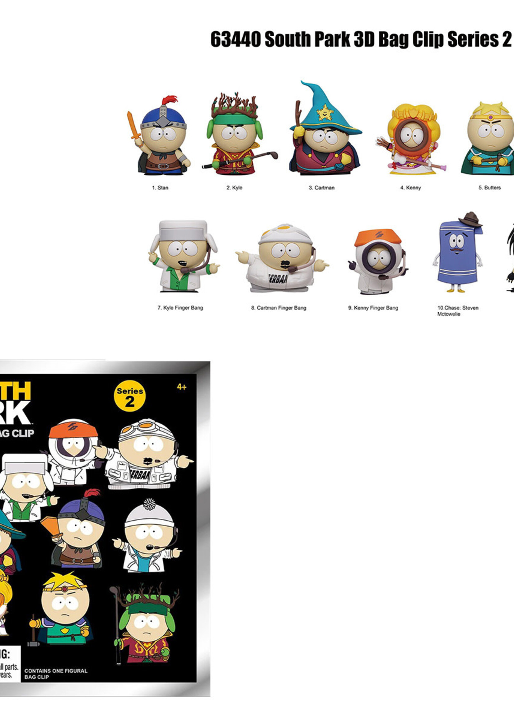 South Park Series 2 3D Foam Bag Clip Mystery