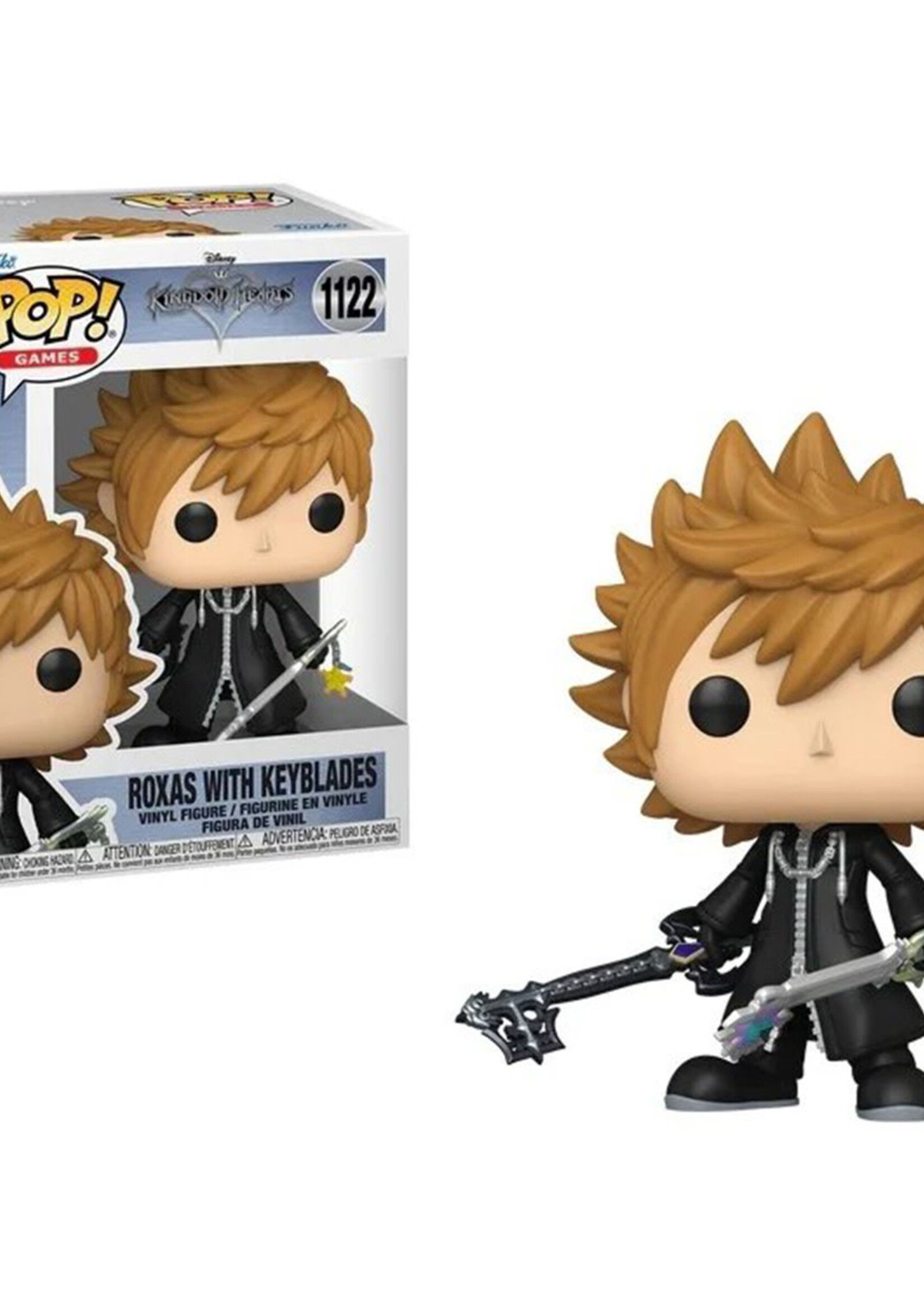 Kingdom Hearts Funko Pop N° 1122 Roxas With Keyblades