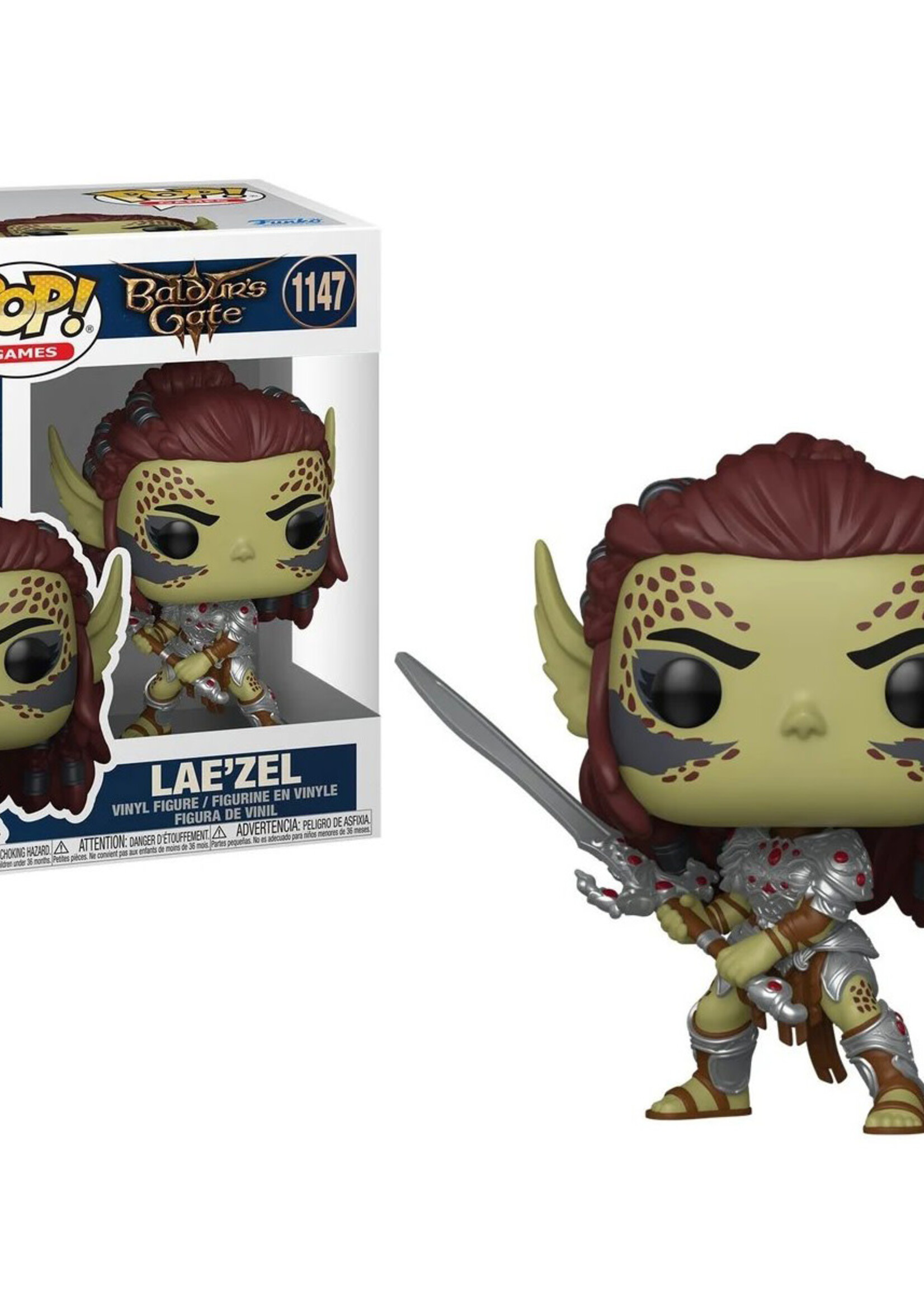 Baldur's Gate 3 Funko Pop N° 1147 Lae'zel with Sword