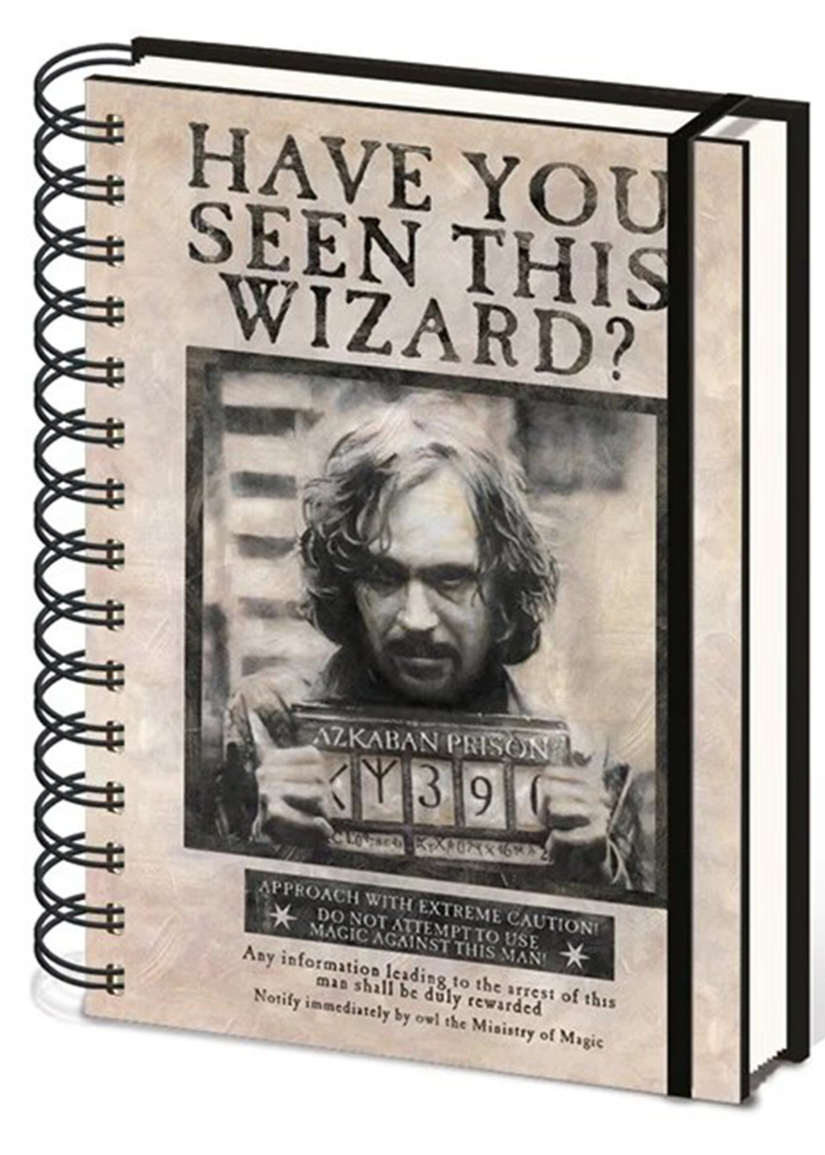 Harry Potter Notebook A5 Wanted Sirius Black