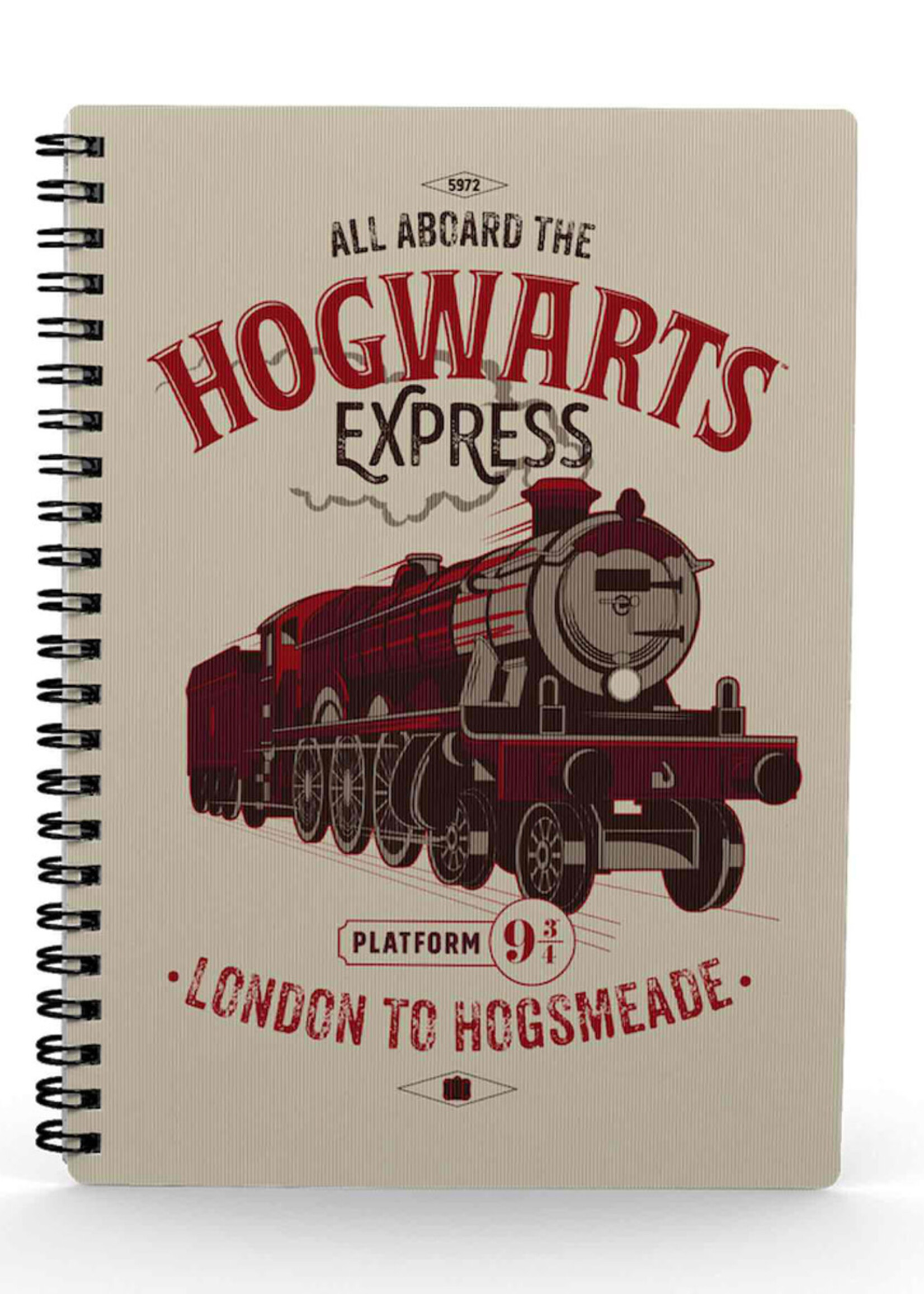 Harry Potter All Aboard Hogwarts 3D Effect Notebook