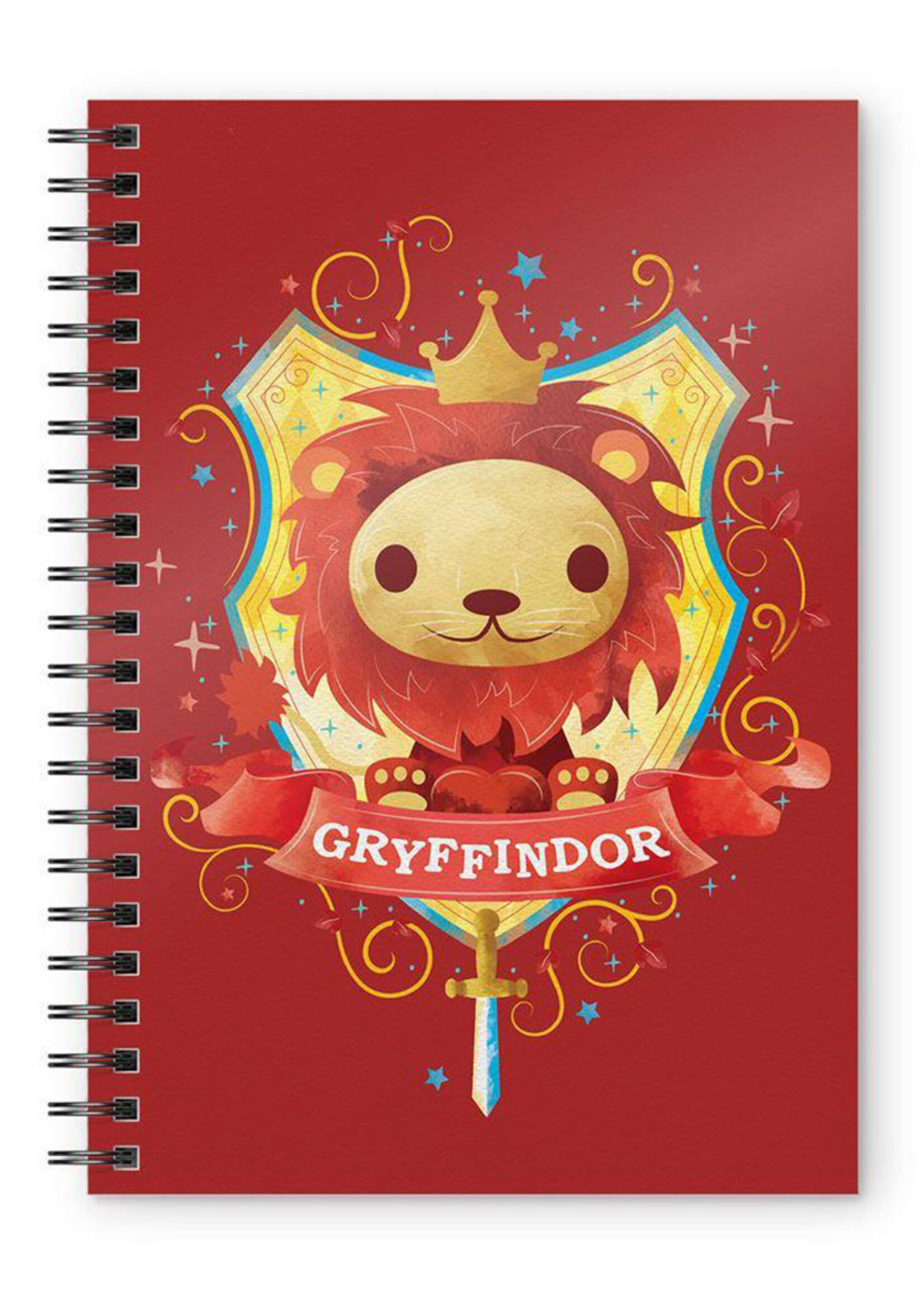 Harry Potter A5 Spiral Notebook Gryffindor