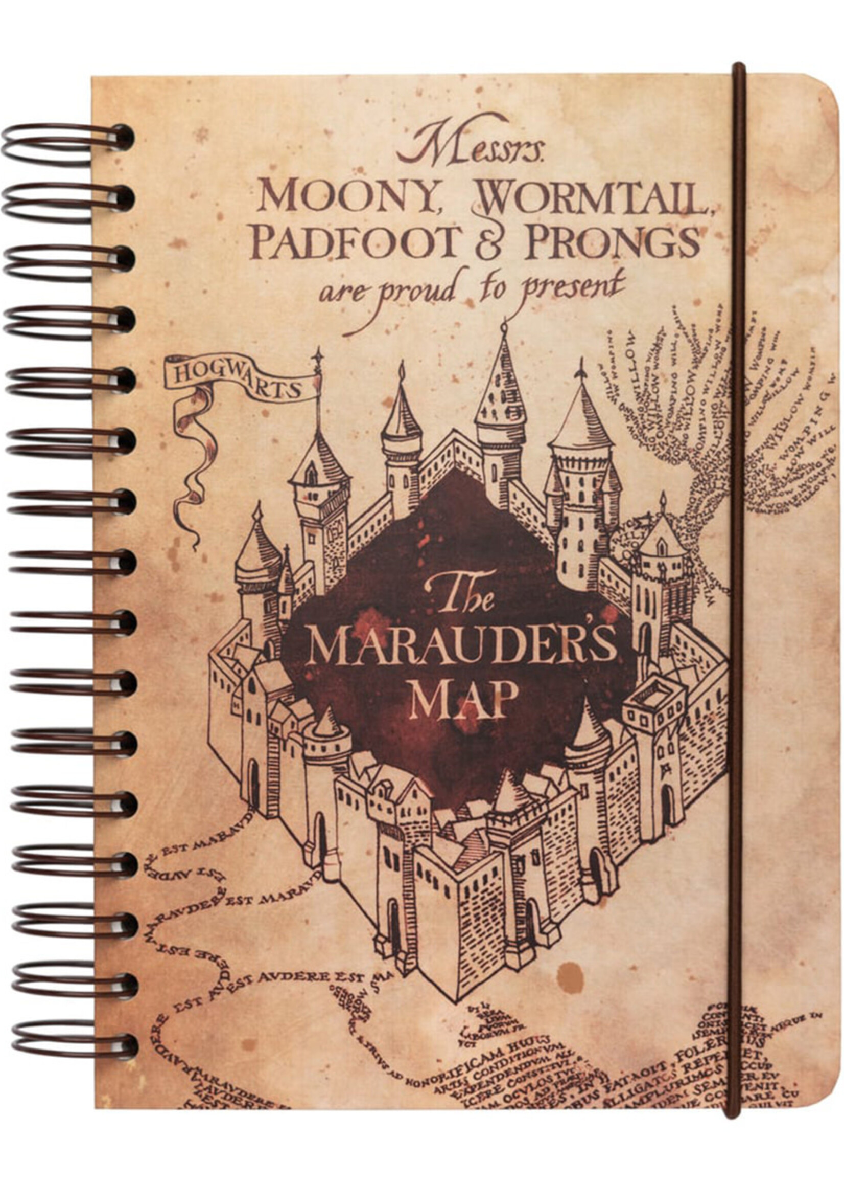 Harry Potter Marauder's Map Notebook A5