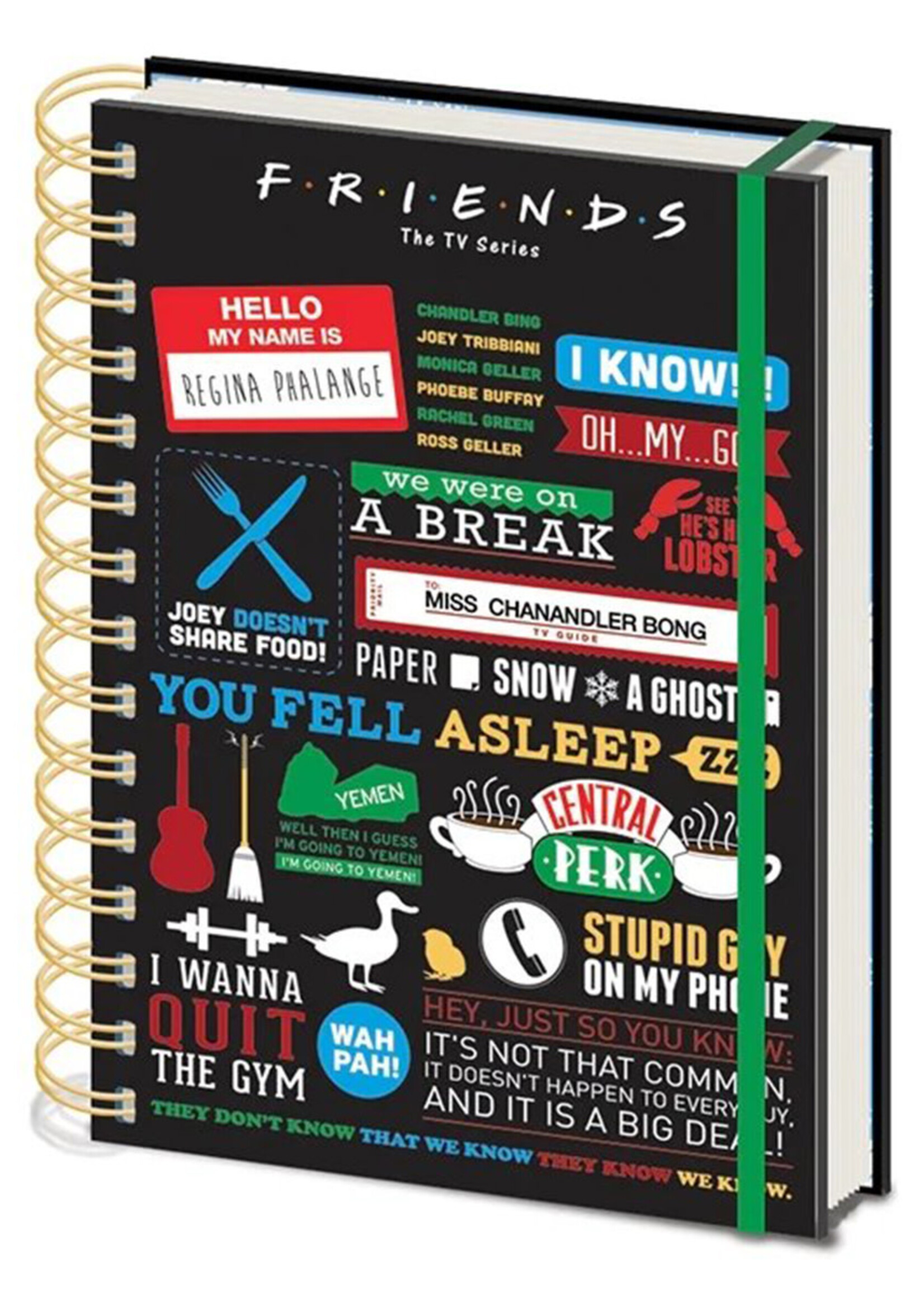 Friends Notebook Infographic A5