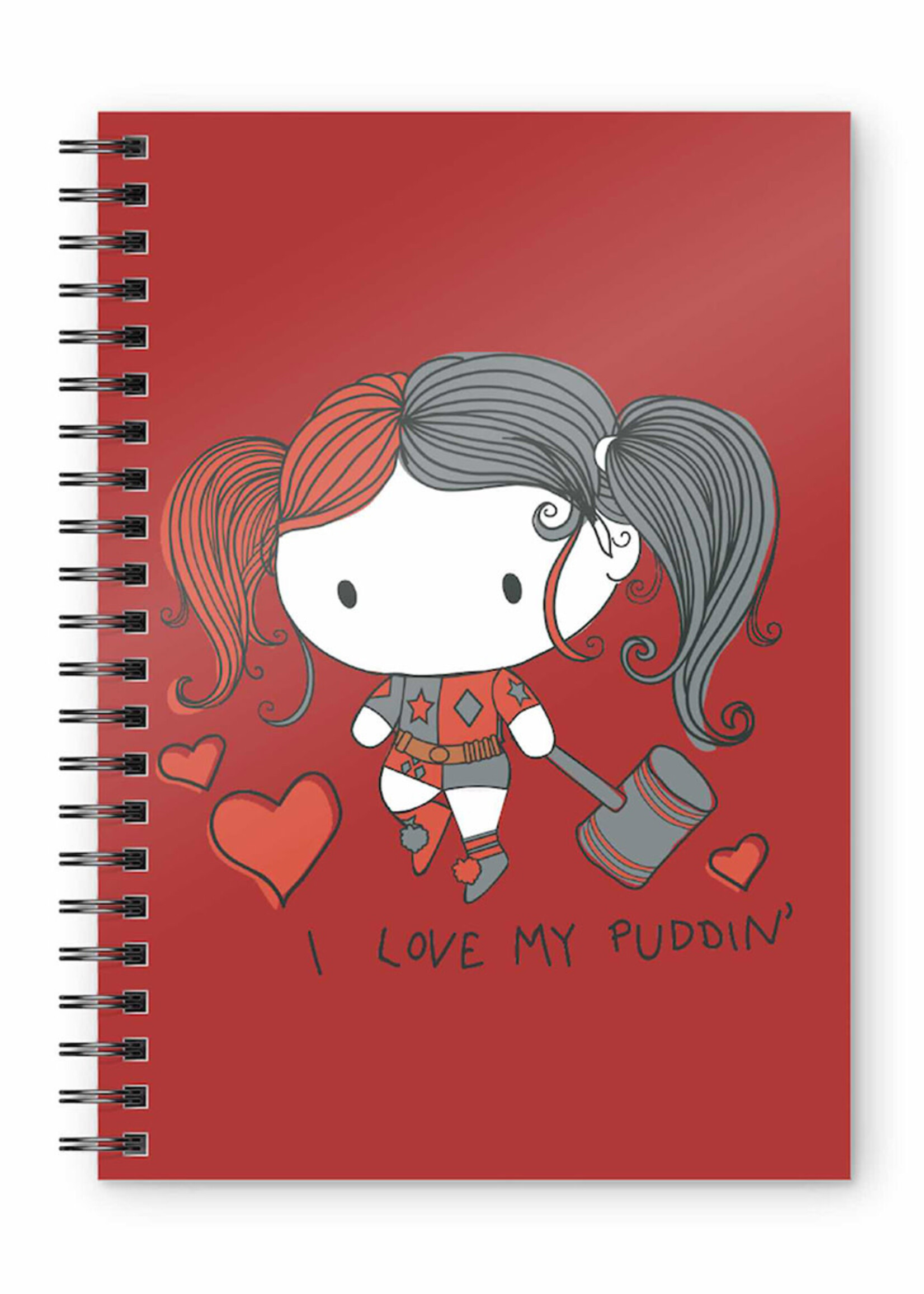Dc Comics Harley Quinn Chibi A5 Spiral Notebook