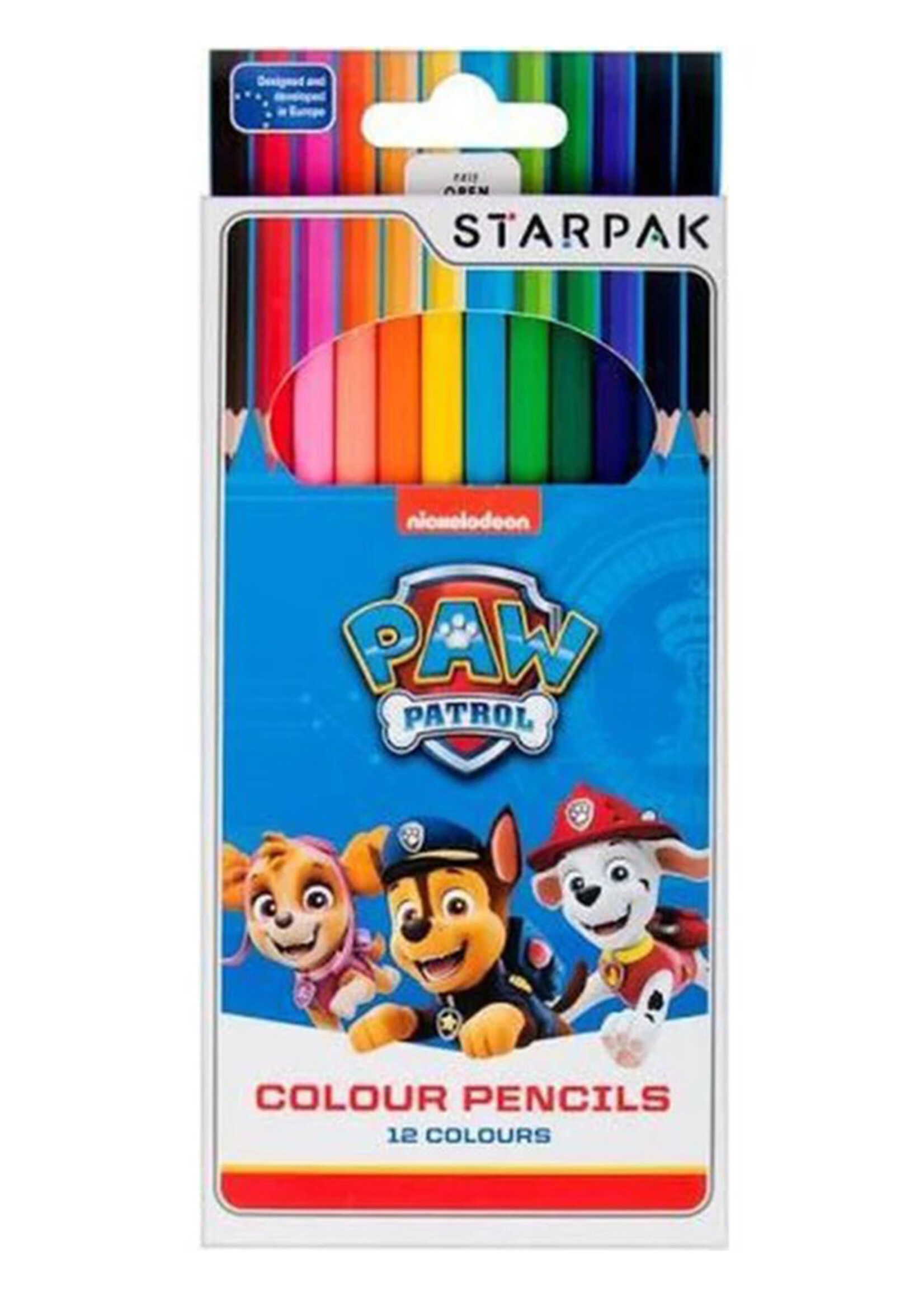 Starpak Paw Patrol Kleurpotloden 12 Kleuren