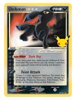 Umbreon Gold Star 17 (CEL): played