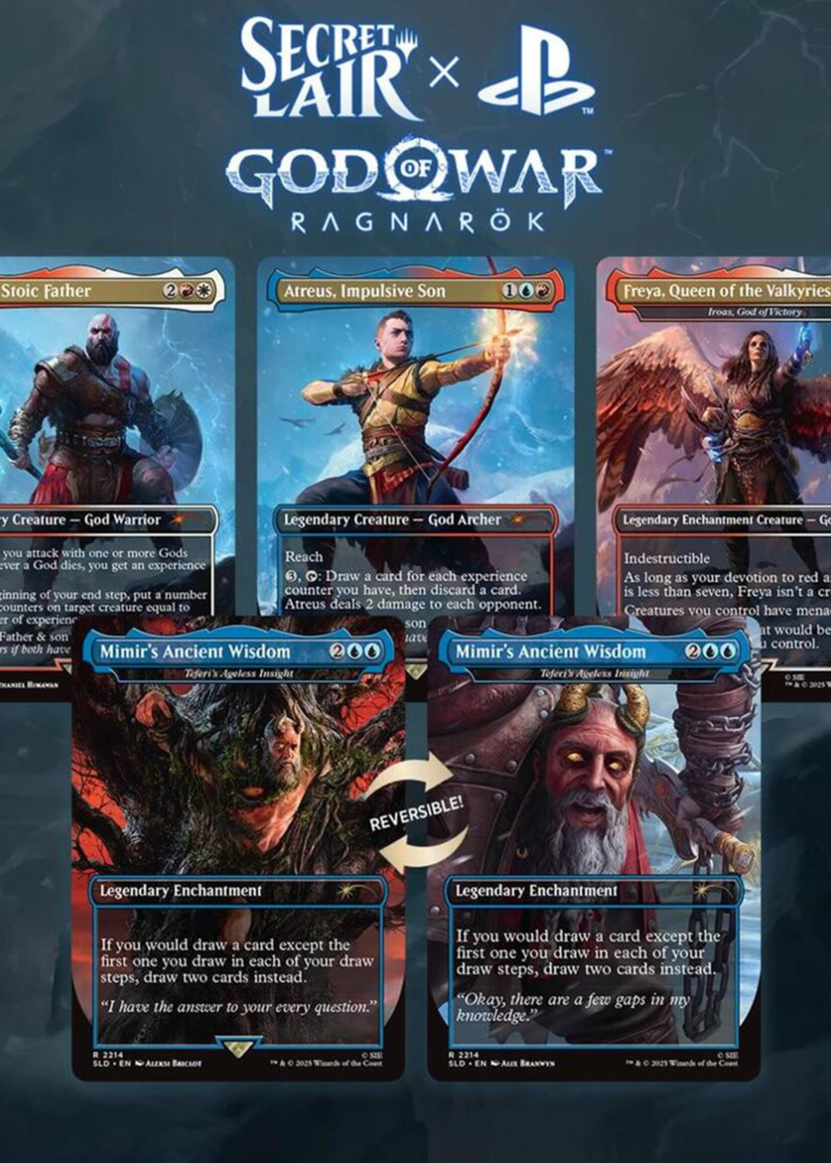 Magic Secret Lair x PlayStation God of War Norse