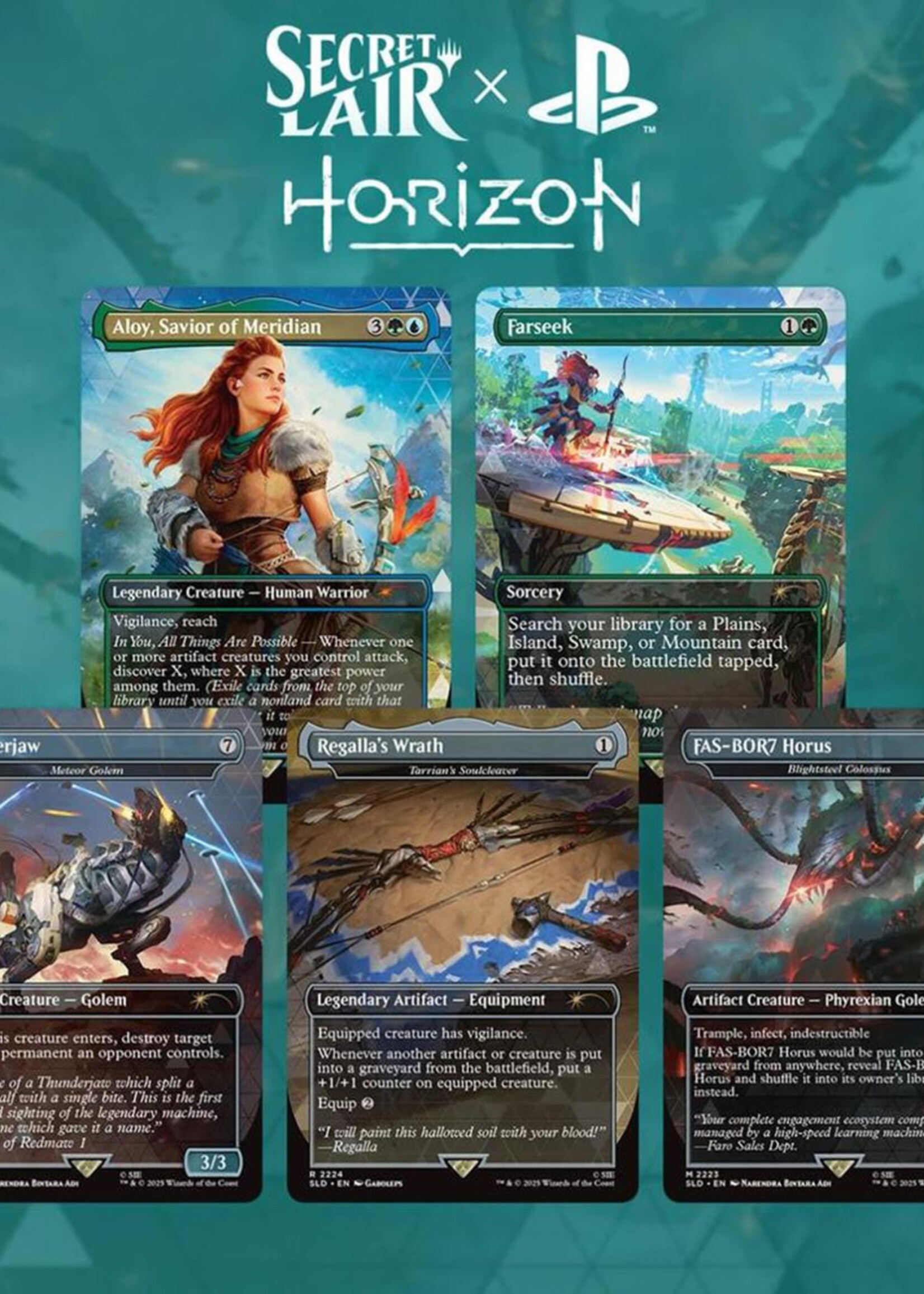 Magic Secret Lair x PlayStation Horizon Into the Forbidden West