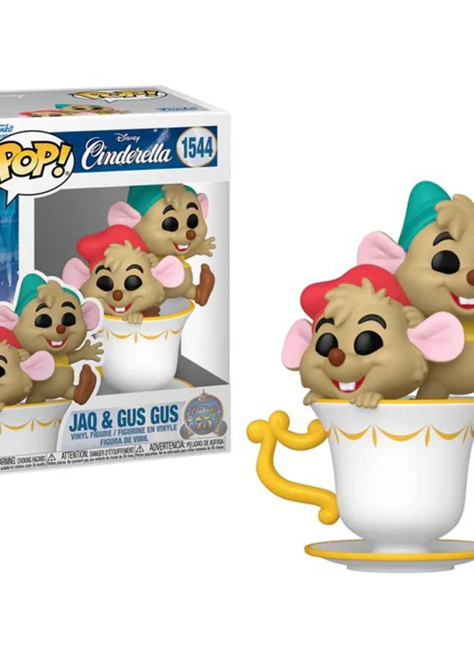 Cinderella 75th Anniversary Funko Pop N° 1544 Jaq and Gus Gus