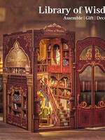 Book Nook Kit DIY Library of Wisdom 281pc + LED Light