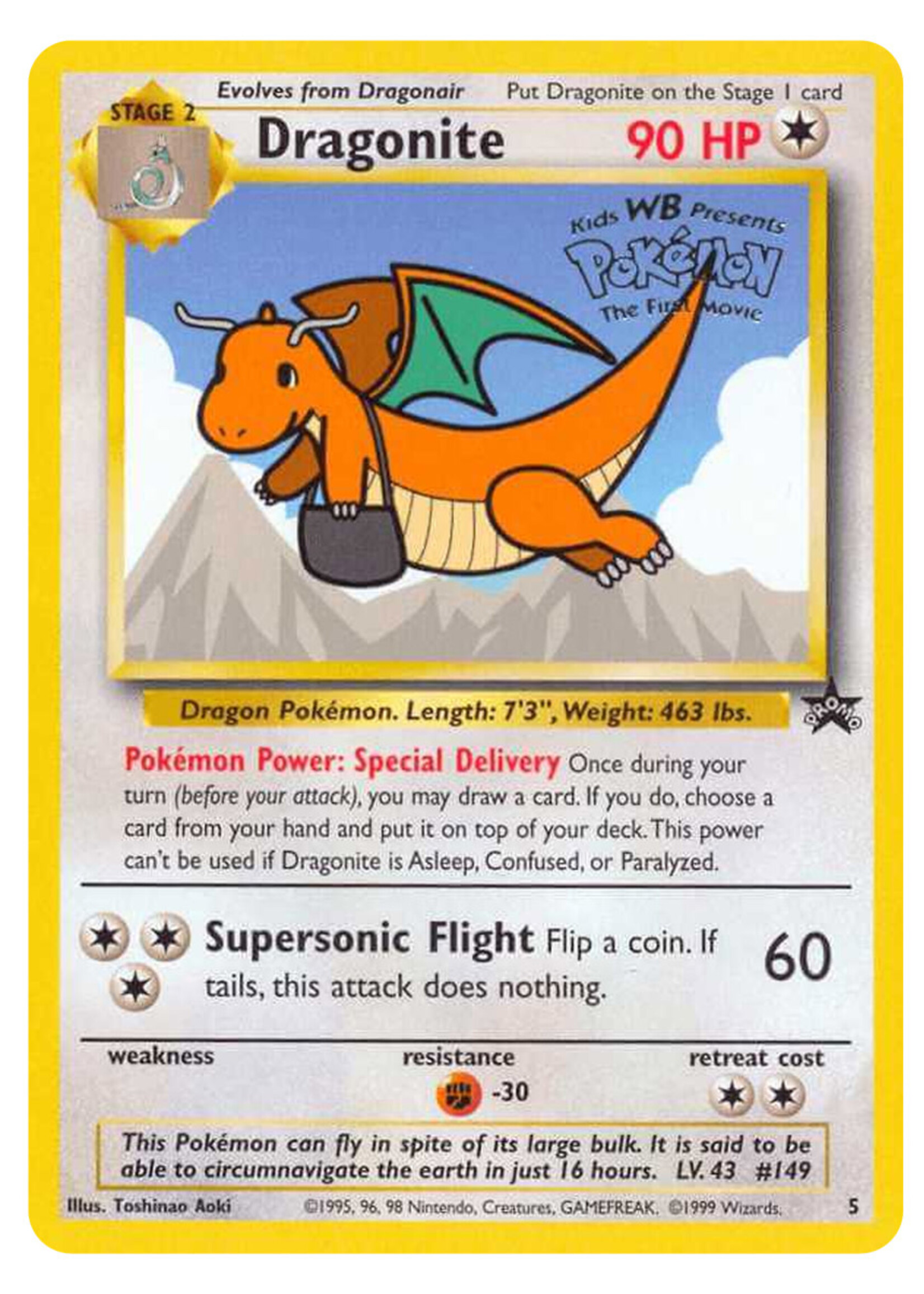 Dragonite 5 (WP): played