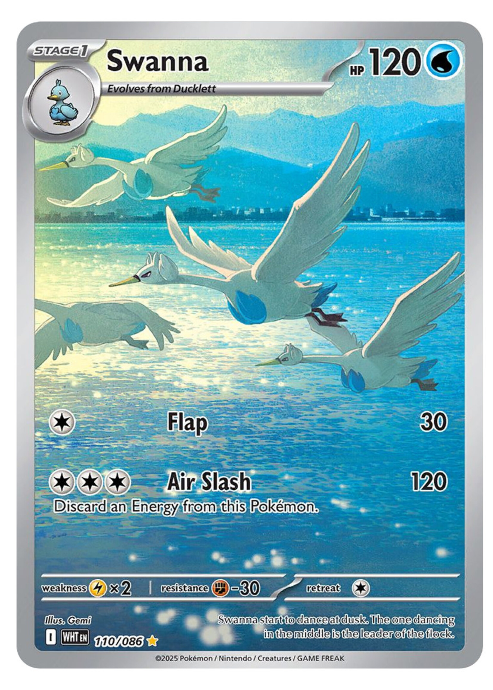 Swanna 110 (WHT): near mint