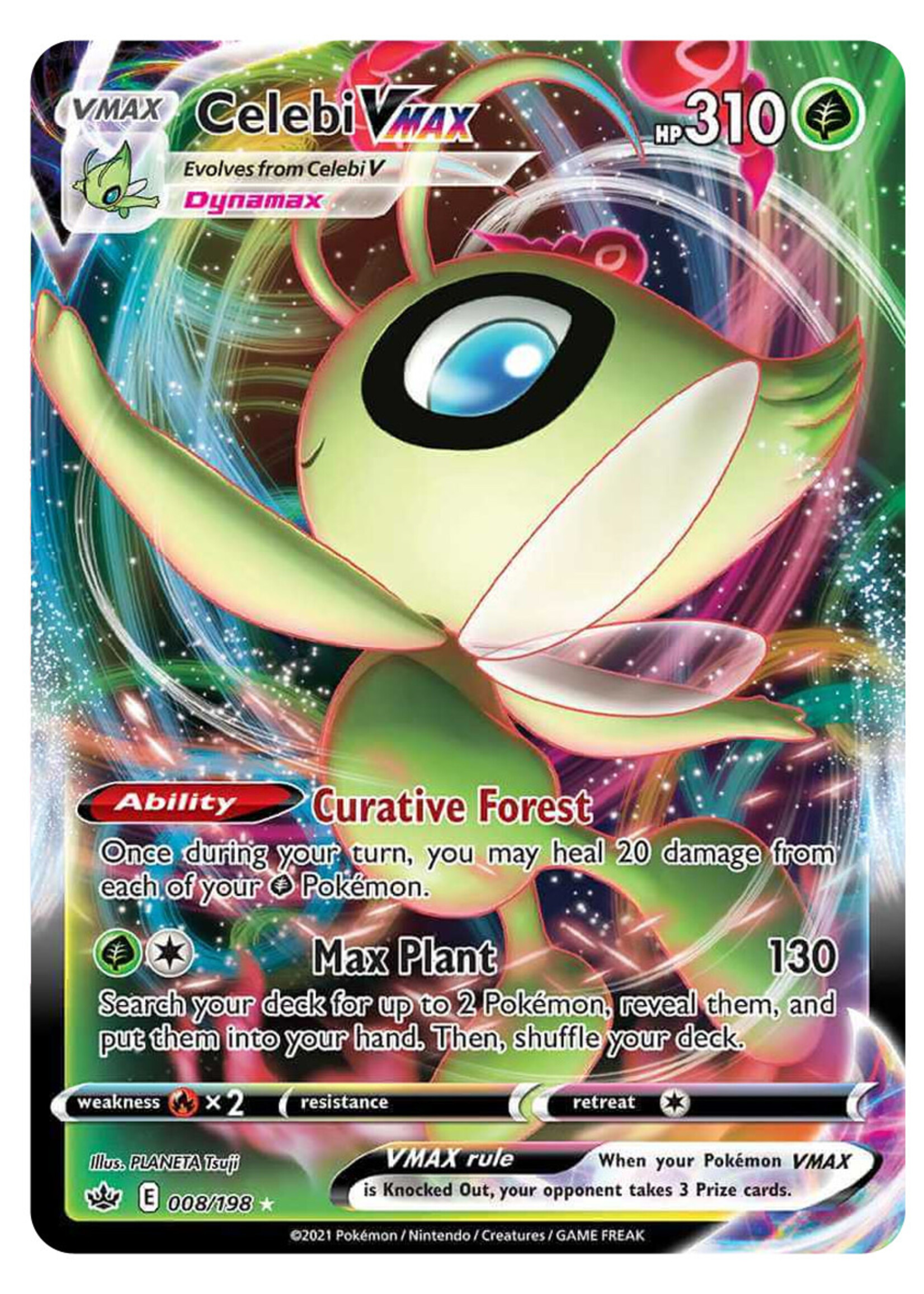 Celebi Vmax 8 (CRE): near mint