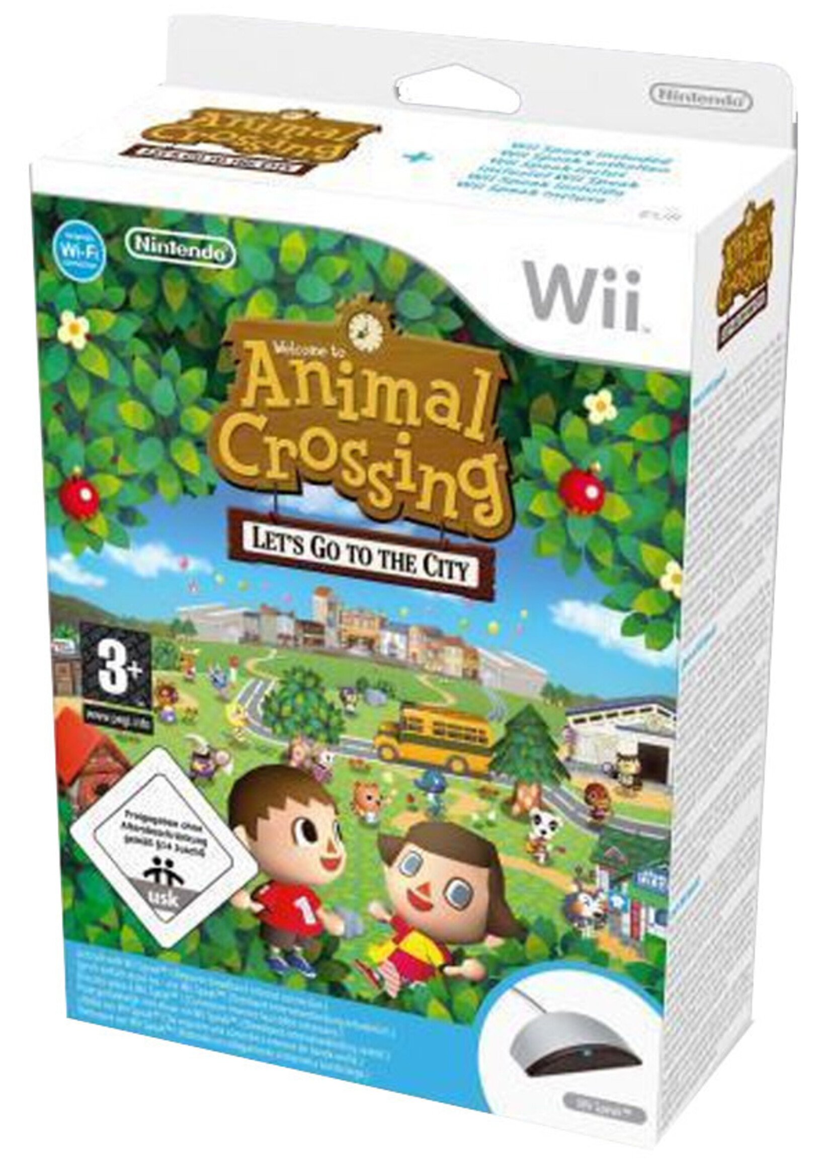 Animal Crossing Let's Go To The City + Wii Speak Wii