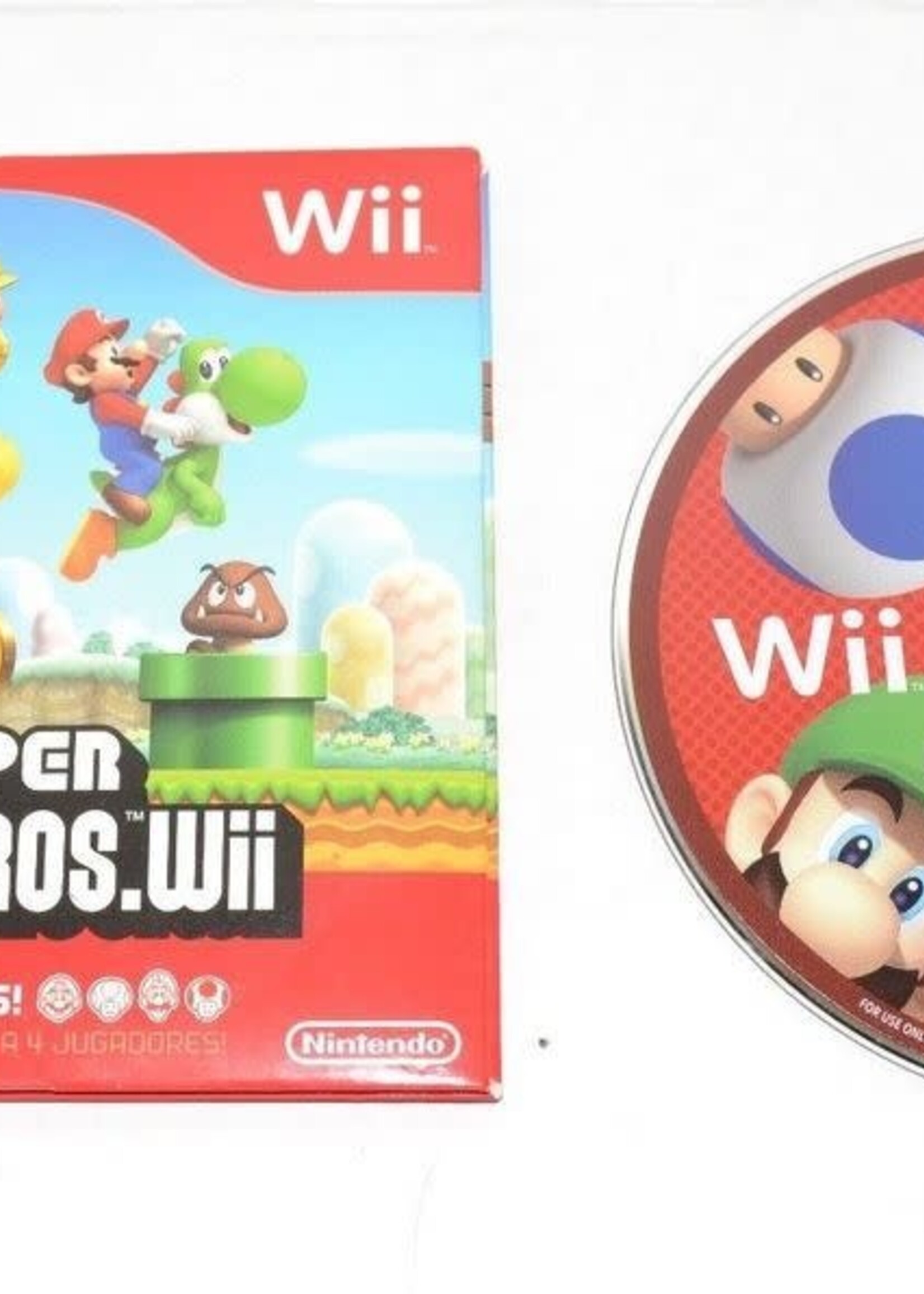 New Super Mario Bros Wii Kartonnen Hoes