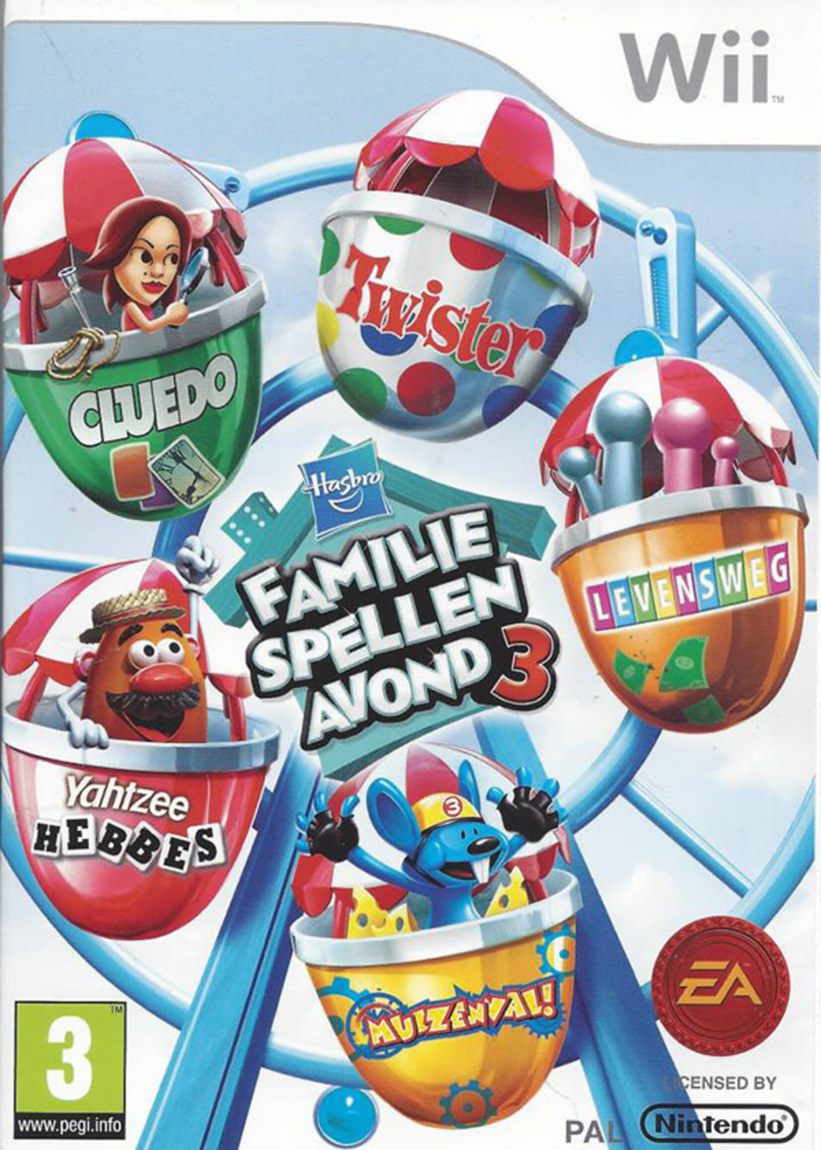 Hasbro Familie Spellen Avond 3  Wii