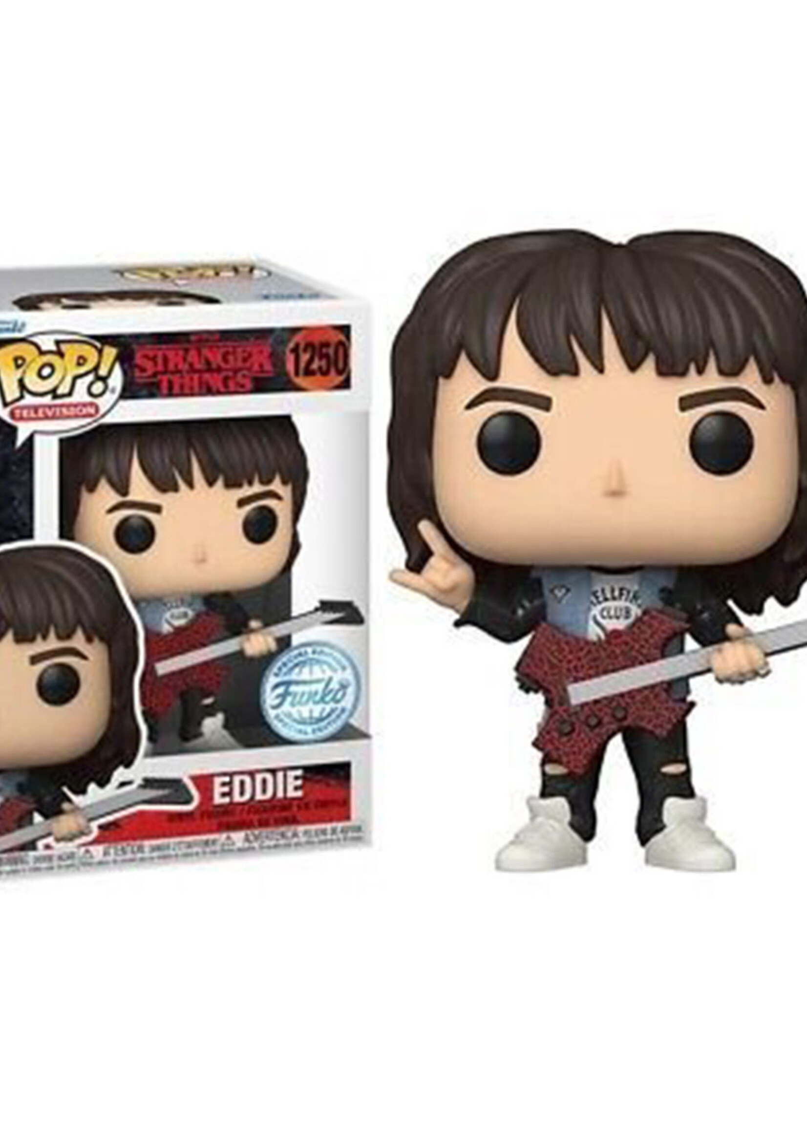 Stranger Things Funko Pop N° 1250 Eddie With Guitar