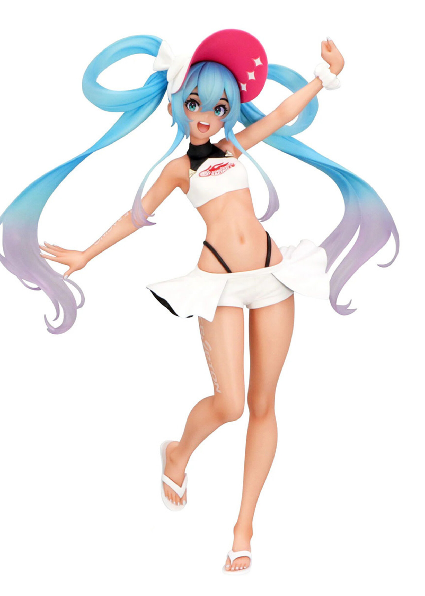 Hatsune Miku Racing Miku 2024 Summer Statue Trio-Try-It 21cm