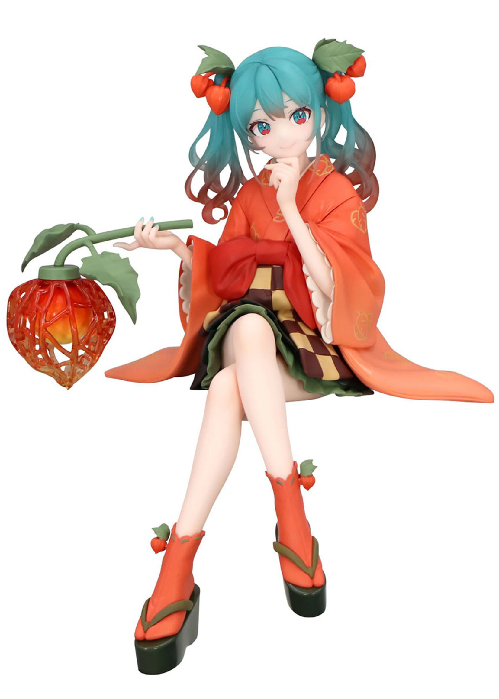 Hatsune Miku Flower Fairy Winter Statue Noodle Stopper 15cm