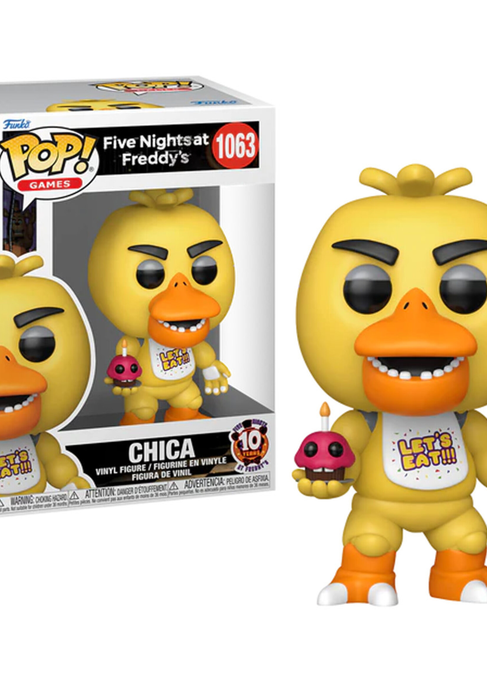 Five Nights At Freddy's Funko Pop N° 1063 Chica 10th Anni