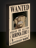 One Piece Roronoa Zoro Wanted Light Canvas 40X30cm