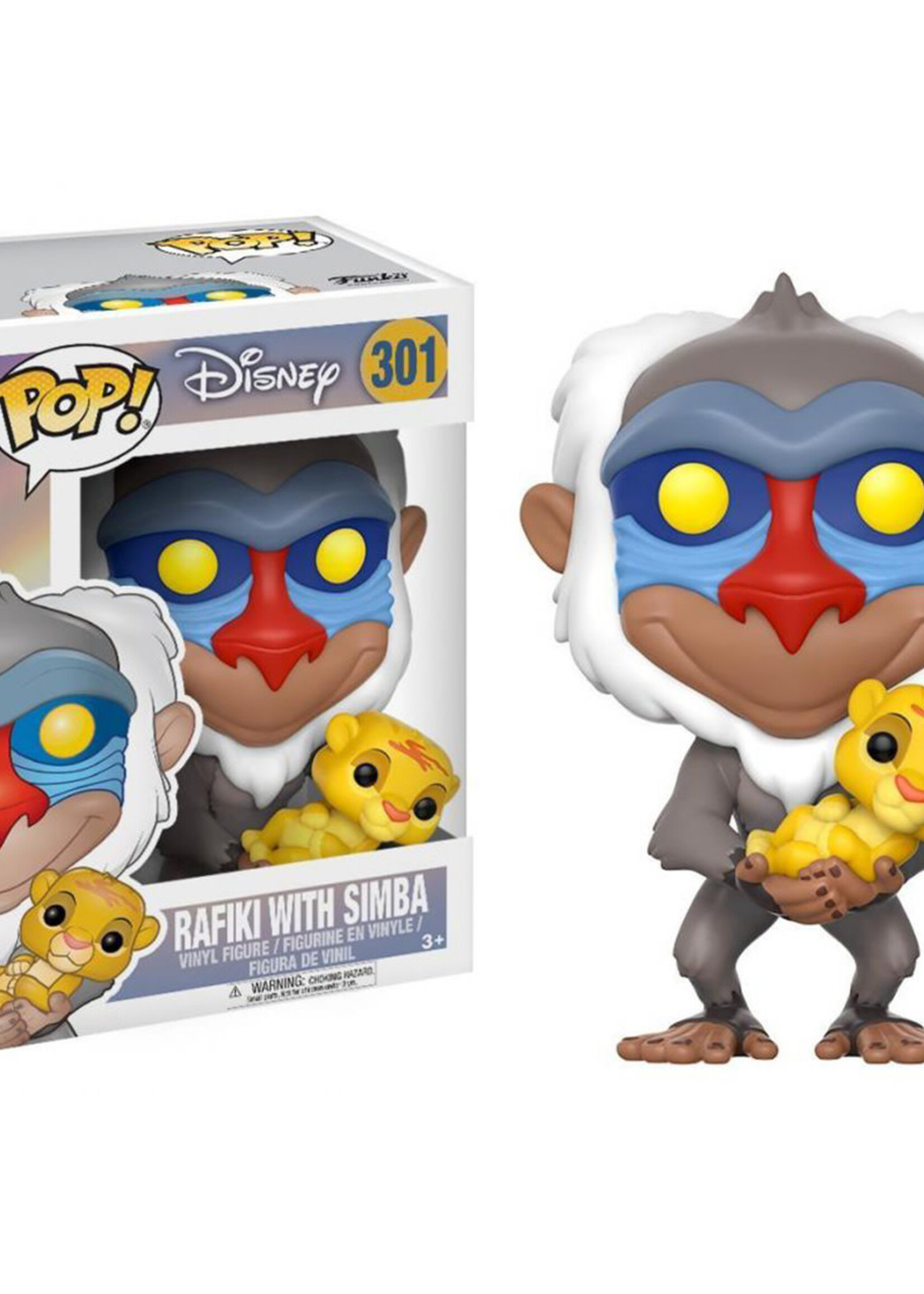 Disney Funko Pop N° 301 Rafiki With Simba