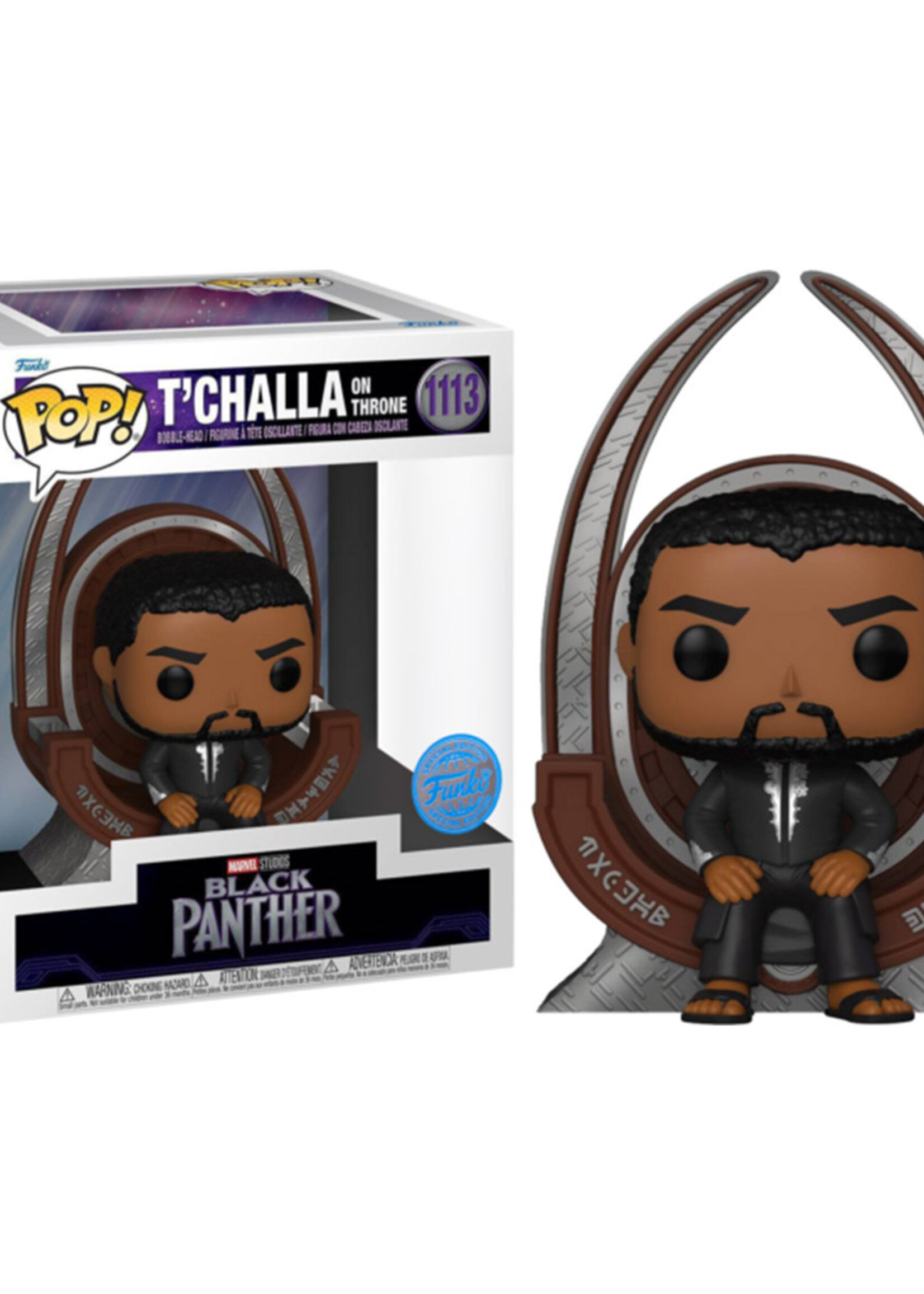 Marvel Funko Pop N° 1113 T'Challa On Throne