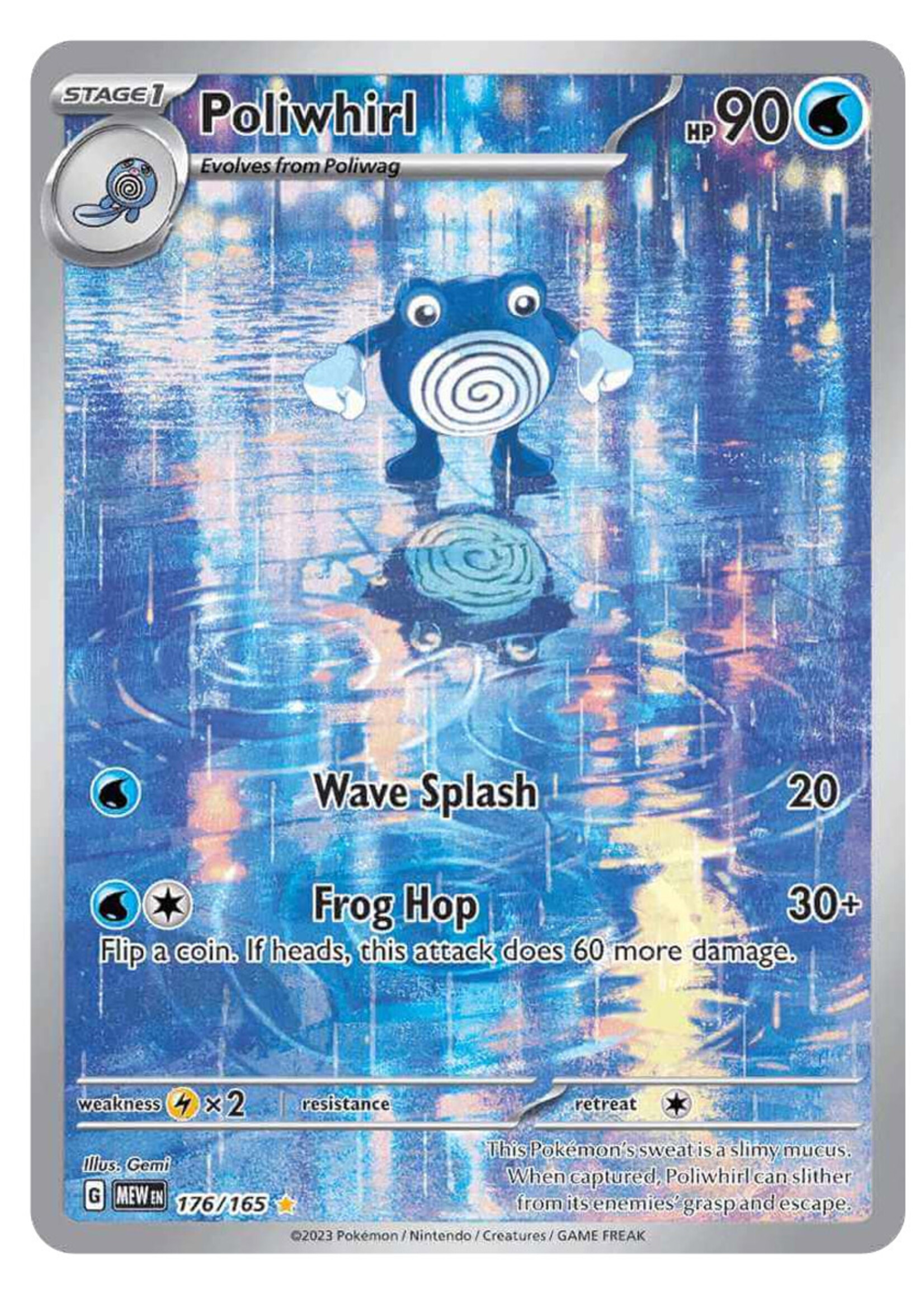 Poliwhirl 176 (MEW): good