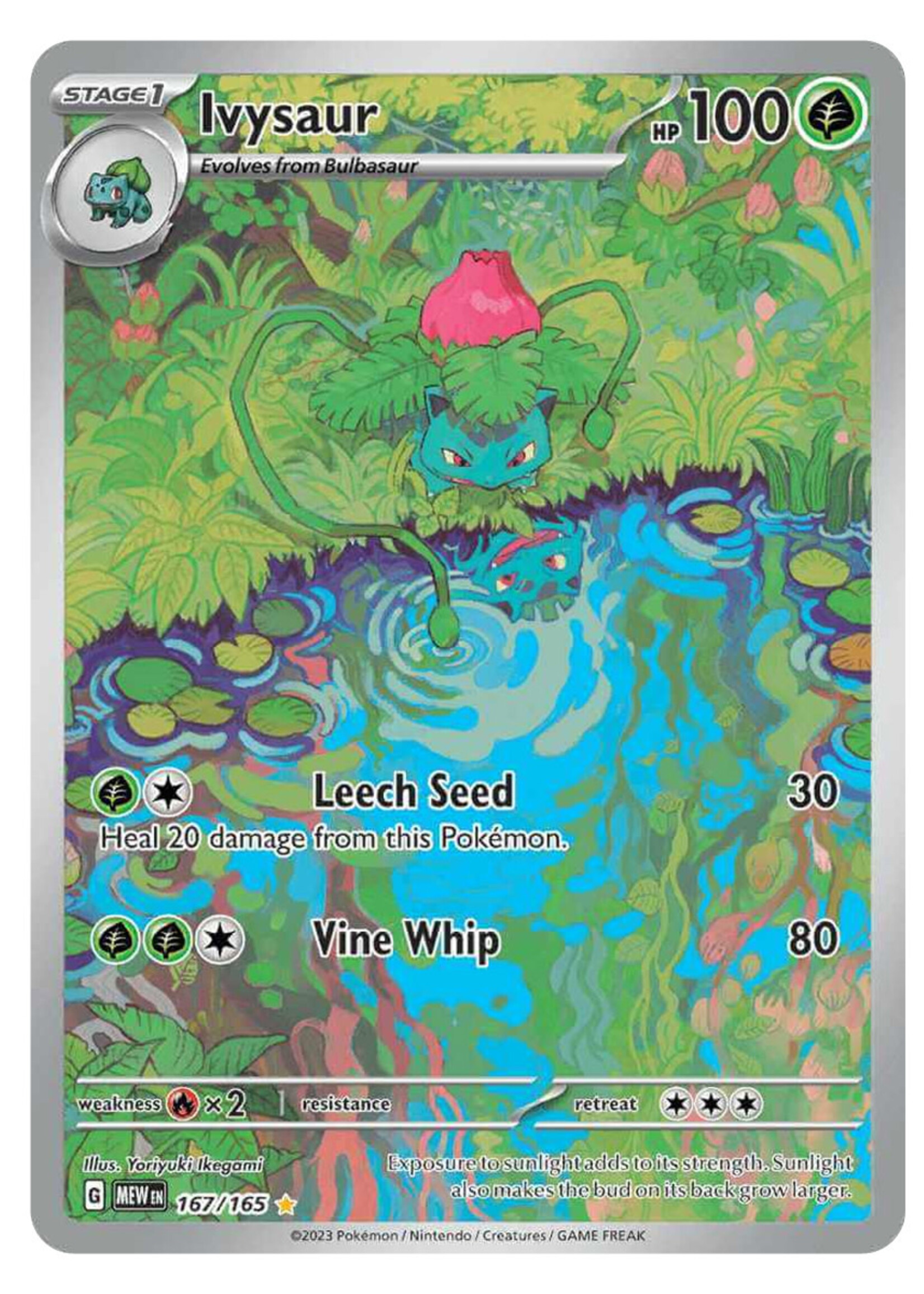 Ivysaur 167 (MEW): excellent