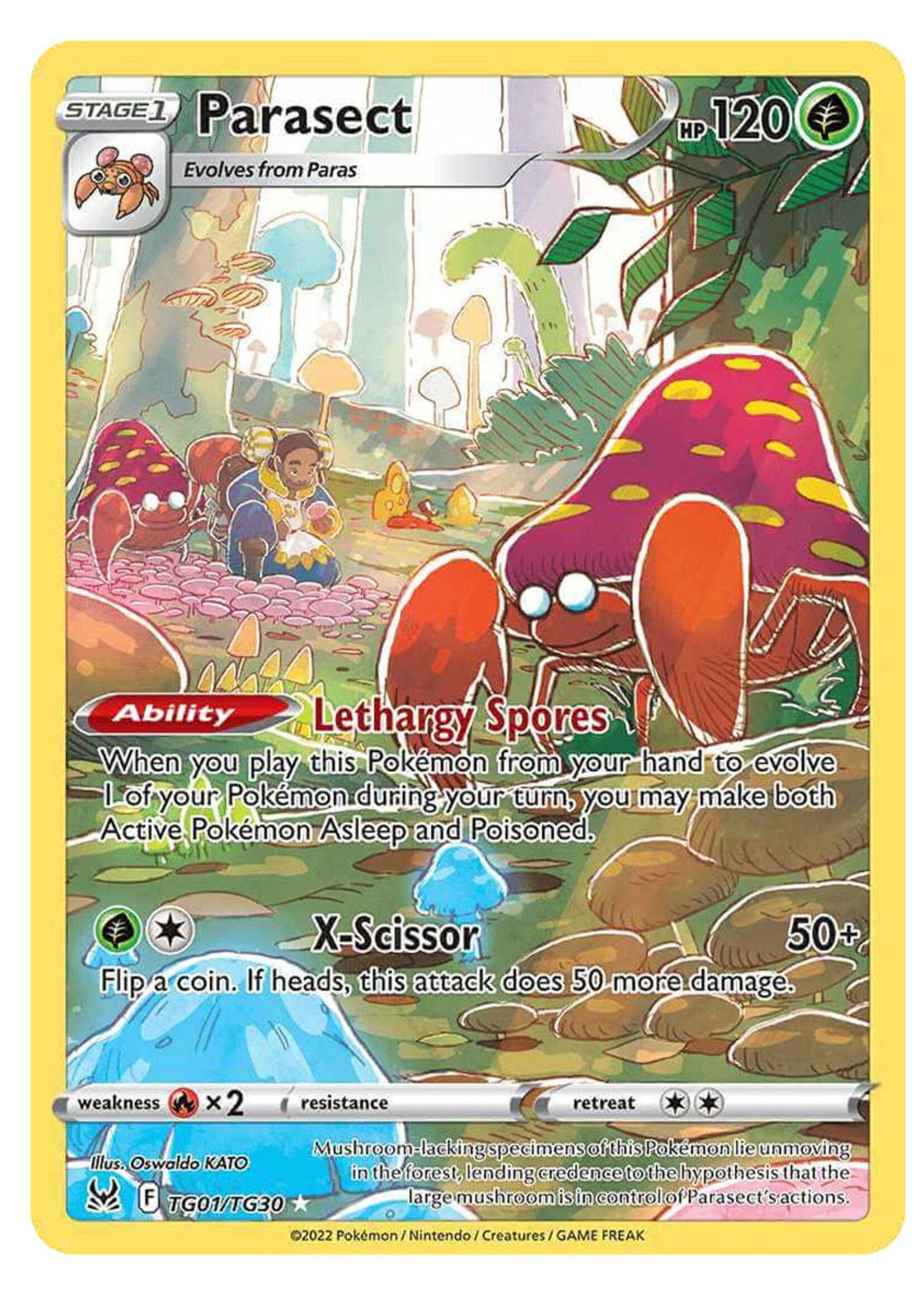 Parasect TG01 (LOR): near mint