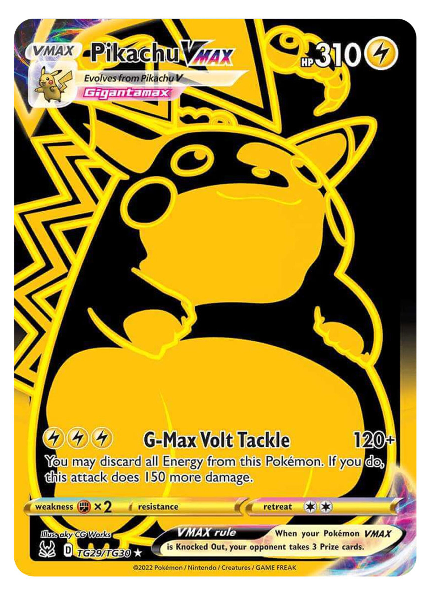 Pikachu Vmax TG29 (LOR): excellent